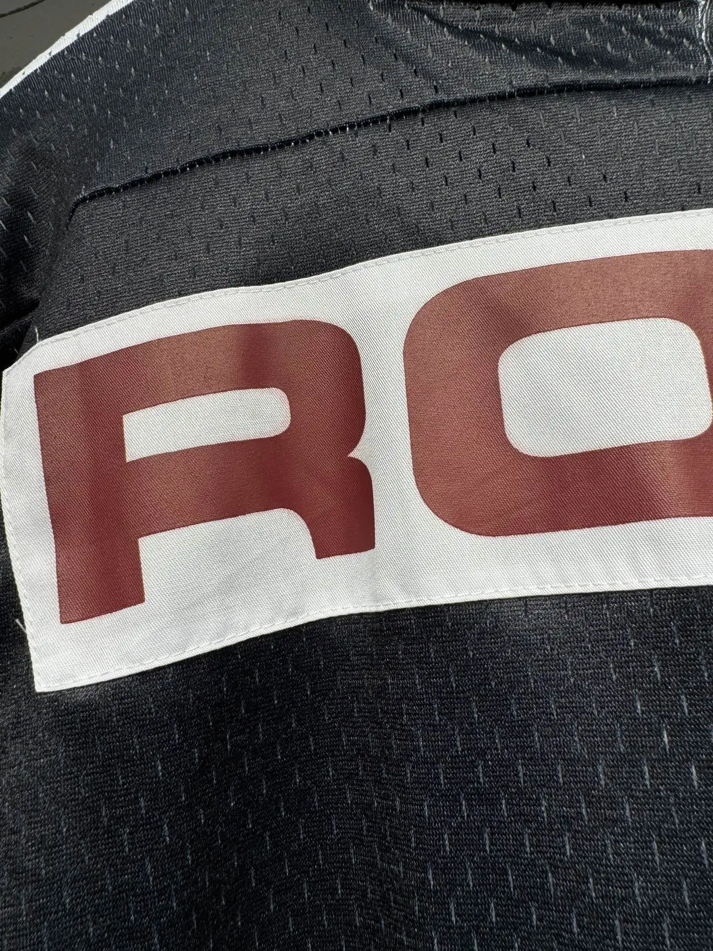 Oversized Graphic Mesh Football Jersey D15524335 — view 26