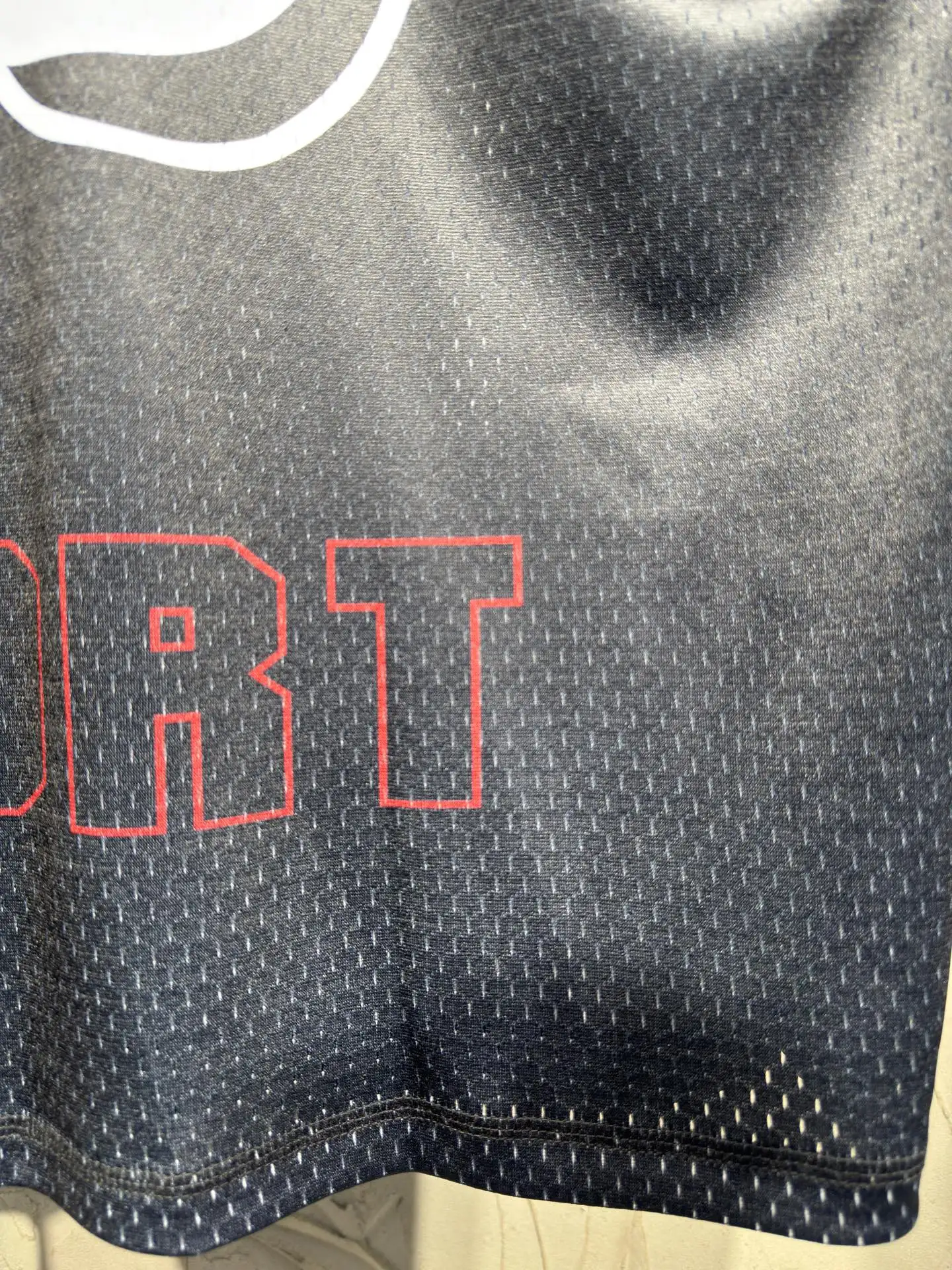 Oversized Graphic Mesh Football Jersey D15524335 — view 36