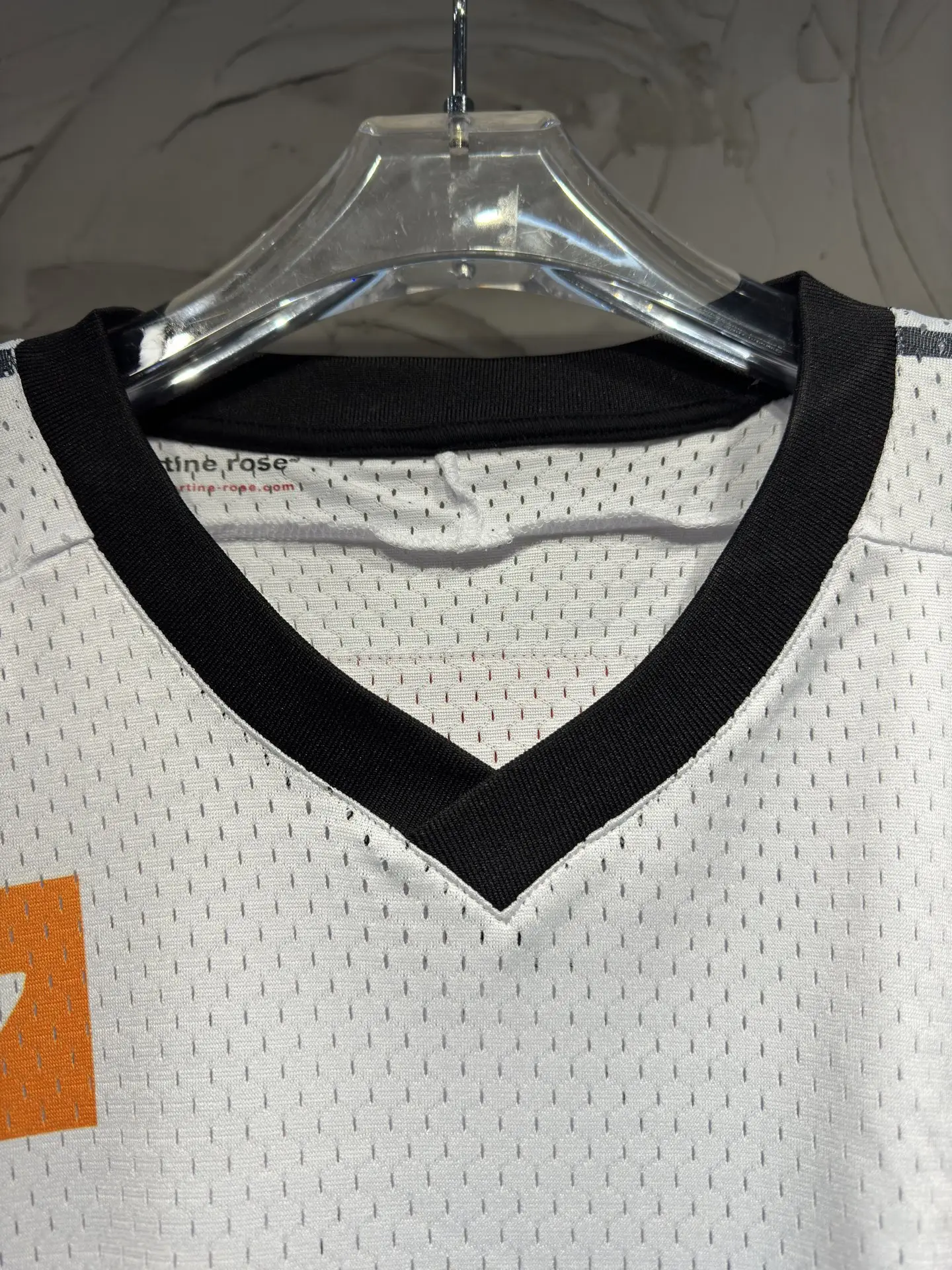 Oversized Striped Mesh Football Jersey D15524337 — view 6