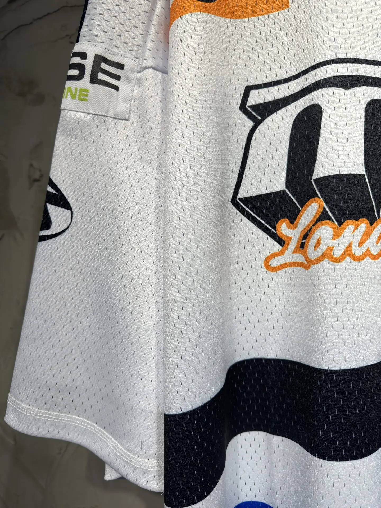 Oversized Striped Mesh Football Jersey D15524337 — view 7