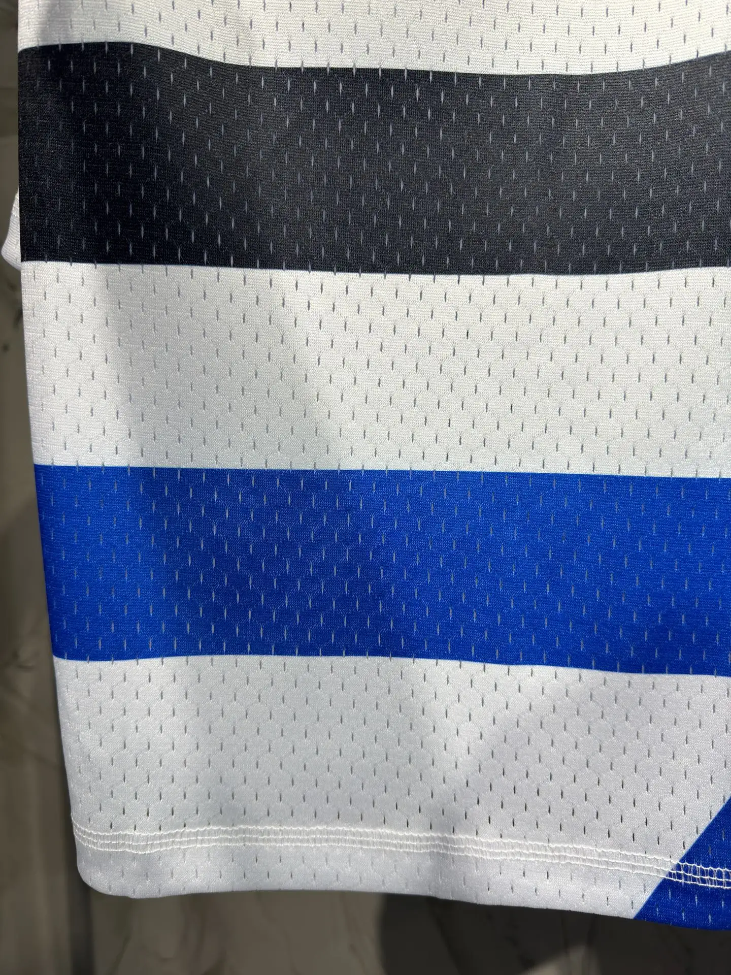 Oversized Striped Mesh Football Jersey D15524337 — view 9