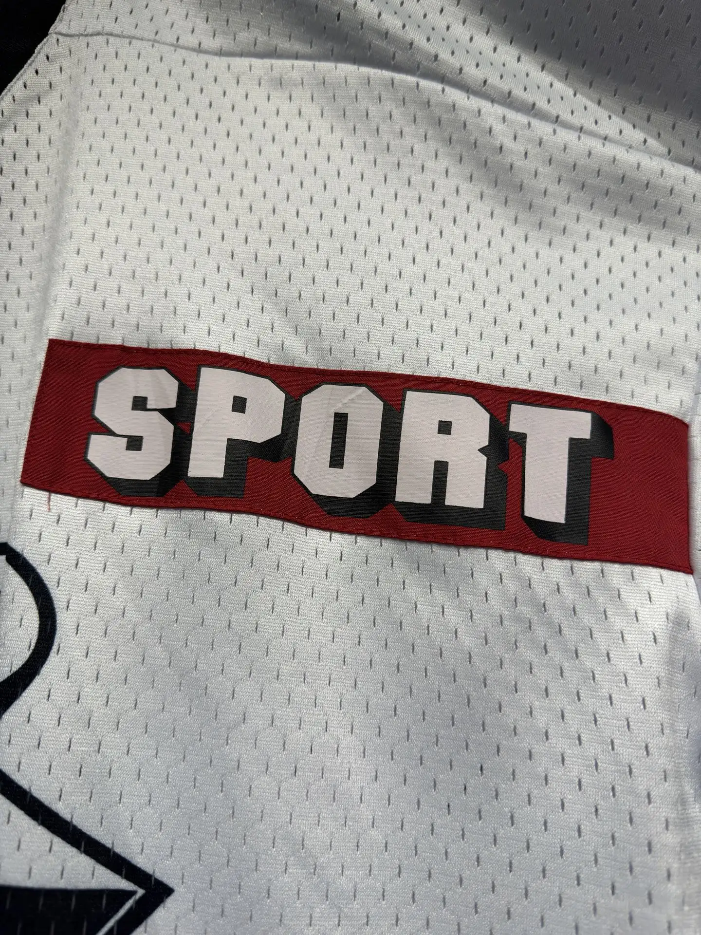 Oversized Striped Mesh Football Jersey D15524337 — view 14
