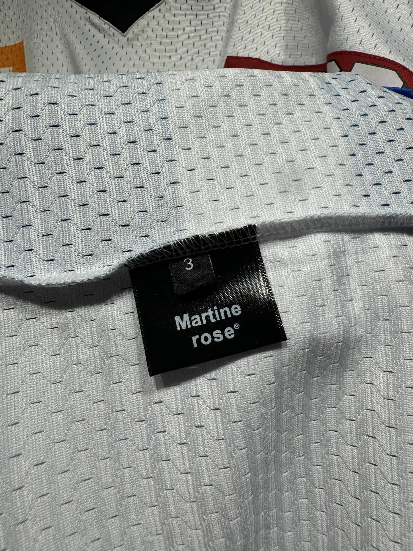 Oversized Striped Mesh Football Jersey D15524337 — view 21
