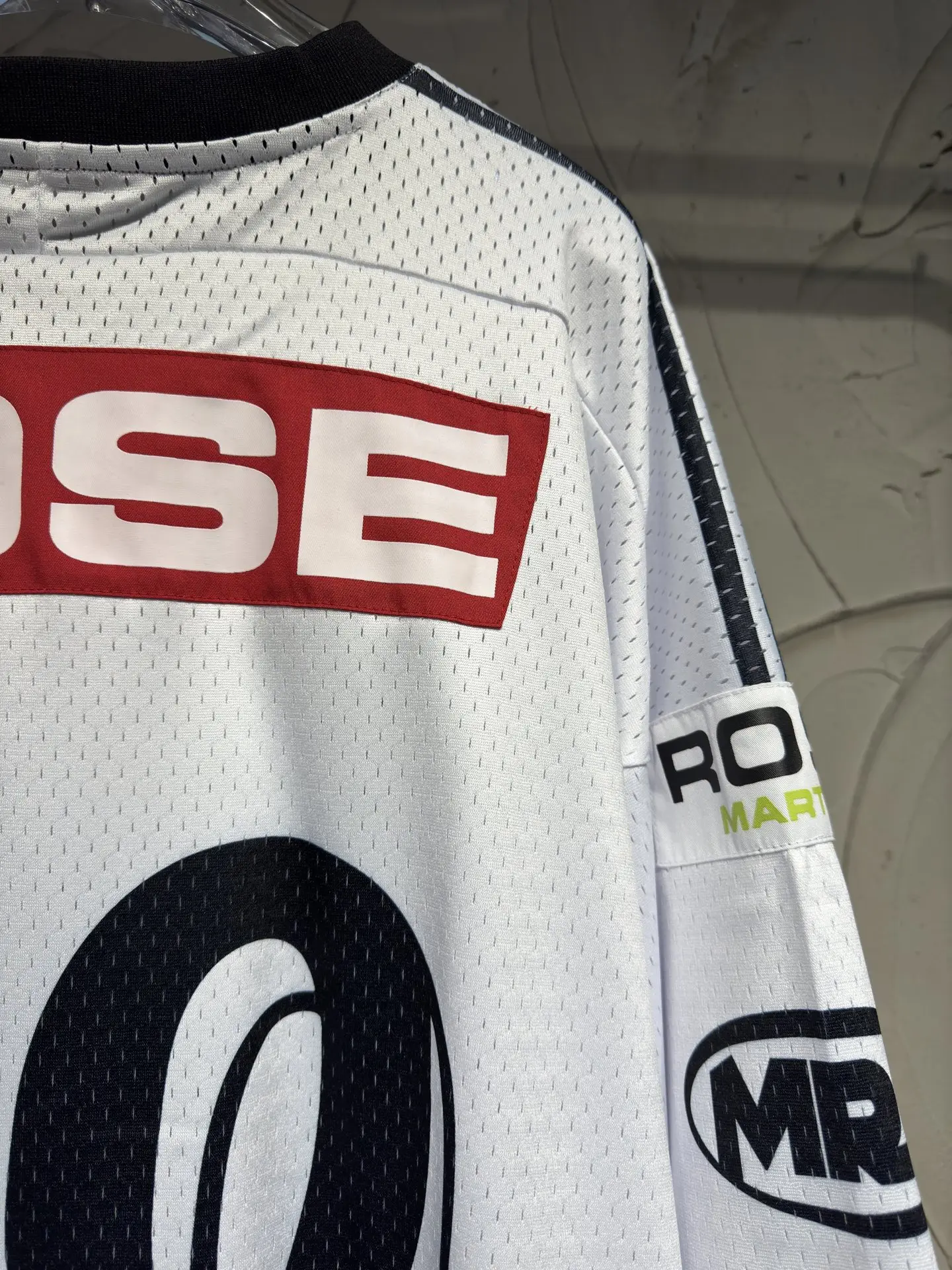 Oversized Striped Mesh Football Jersey D15524337 — view 23