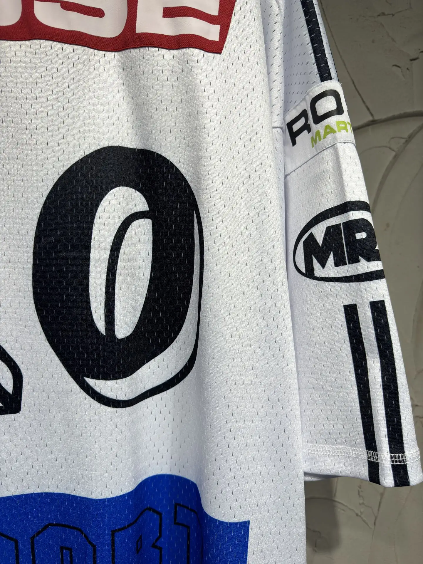 Oversized Striped Mesh Football Jersey D15524337 — view 27