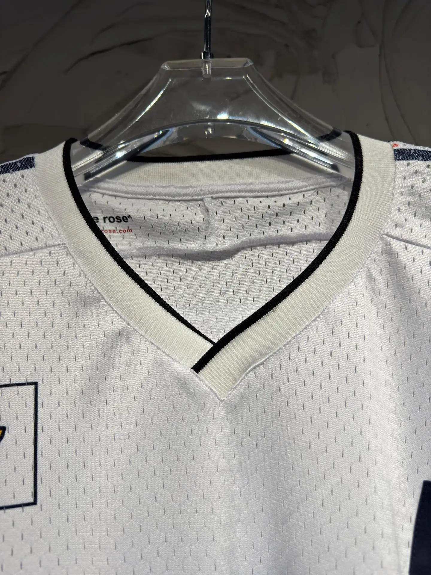 Oversized Striped Mesh Football Jersey D15524334 — view 4