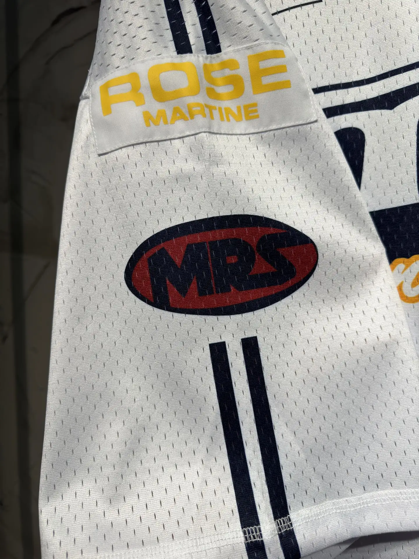 Oversized Striped Mesh Football Jersey D15524334 — view 10