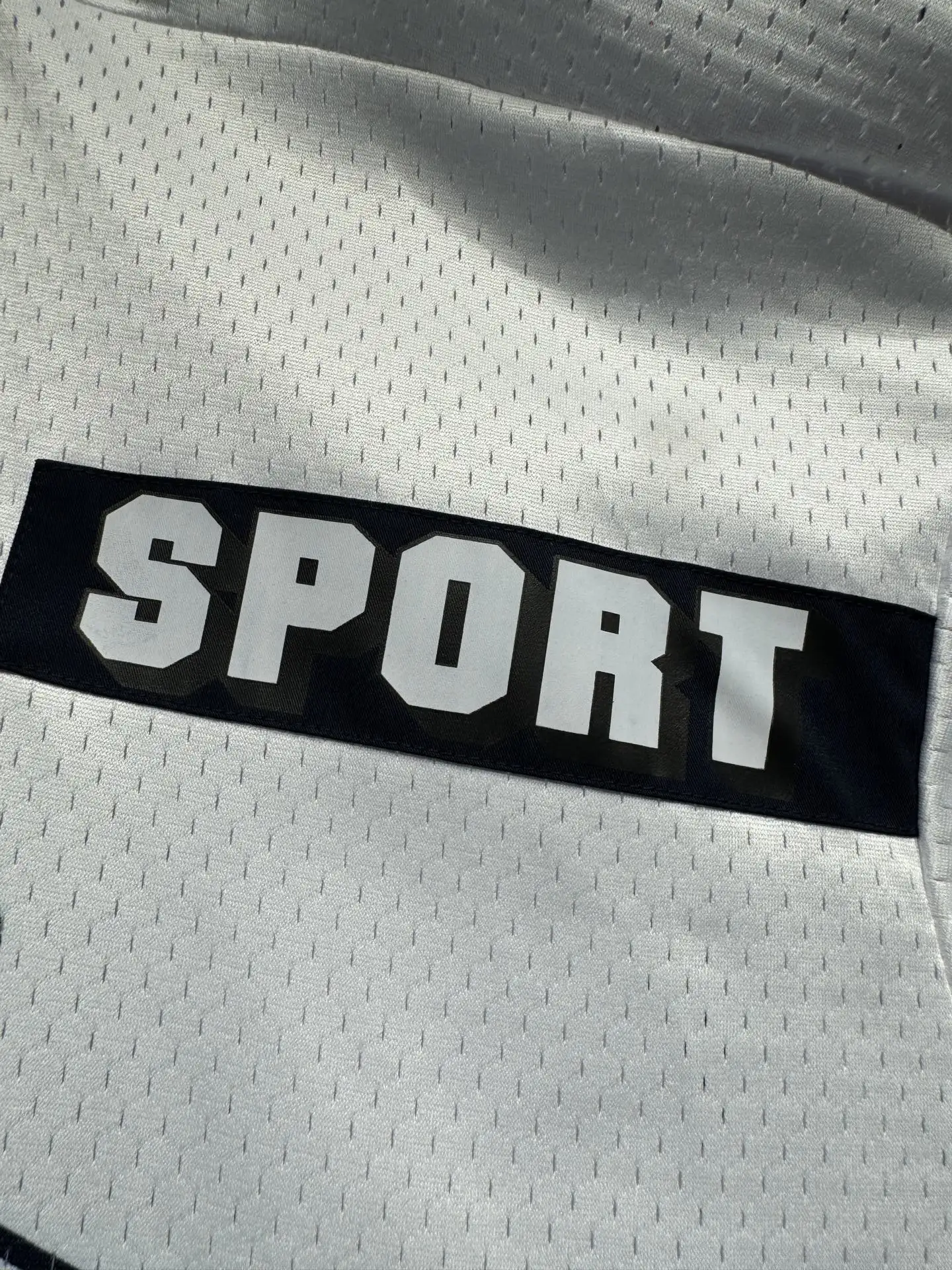 Oversized Striped Mesh Football Jersey D15524334 — view 13
