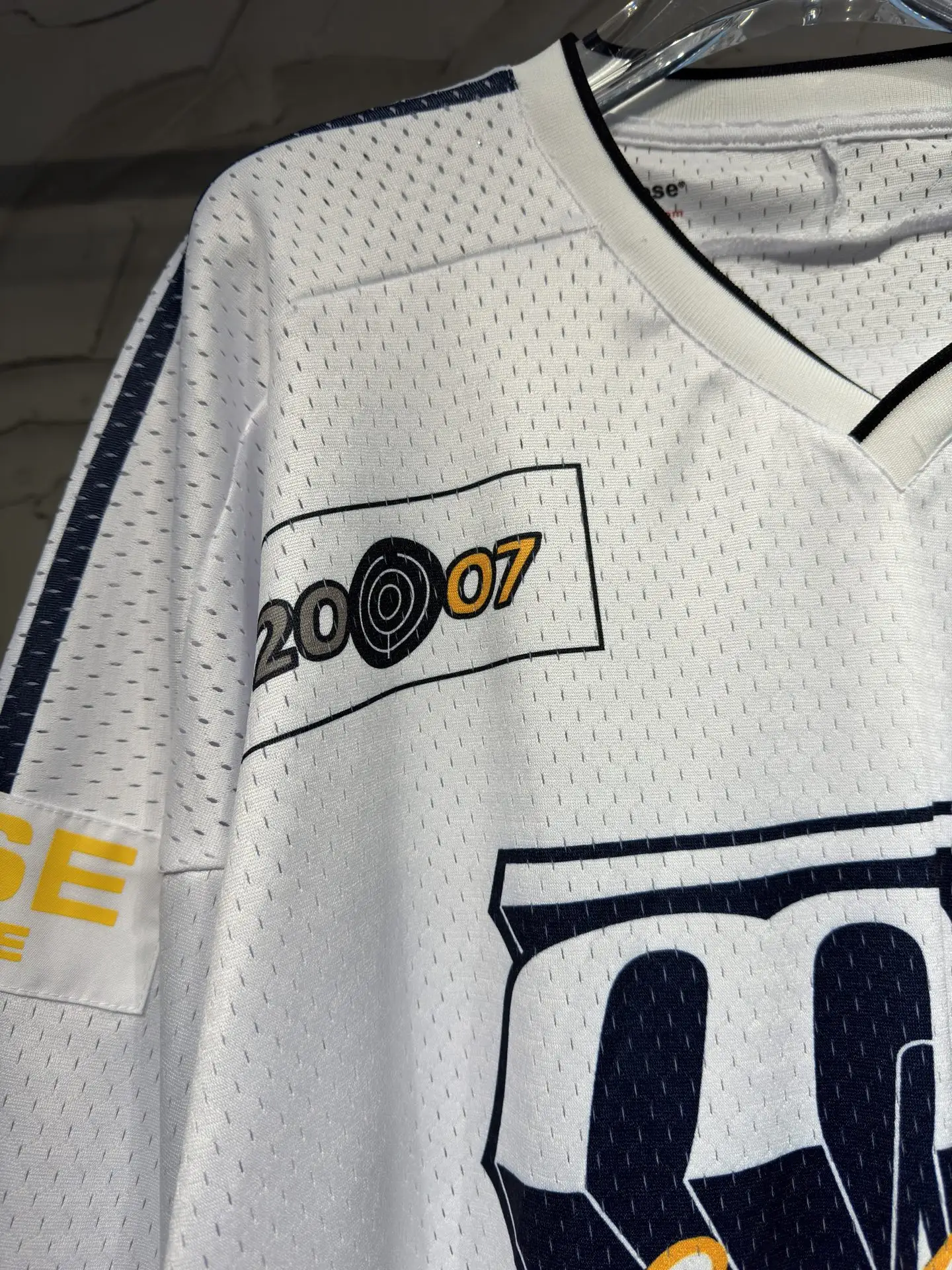 Oversized Striped Mesh Football Jersey D15524334 — view 18