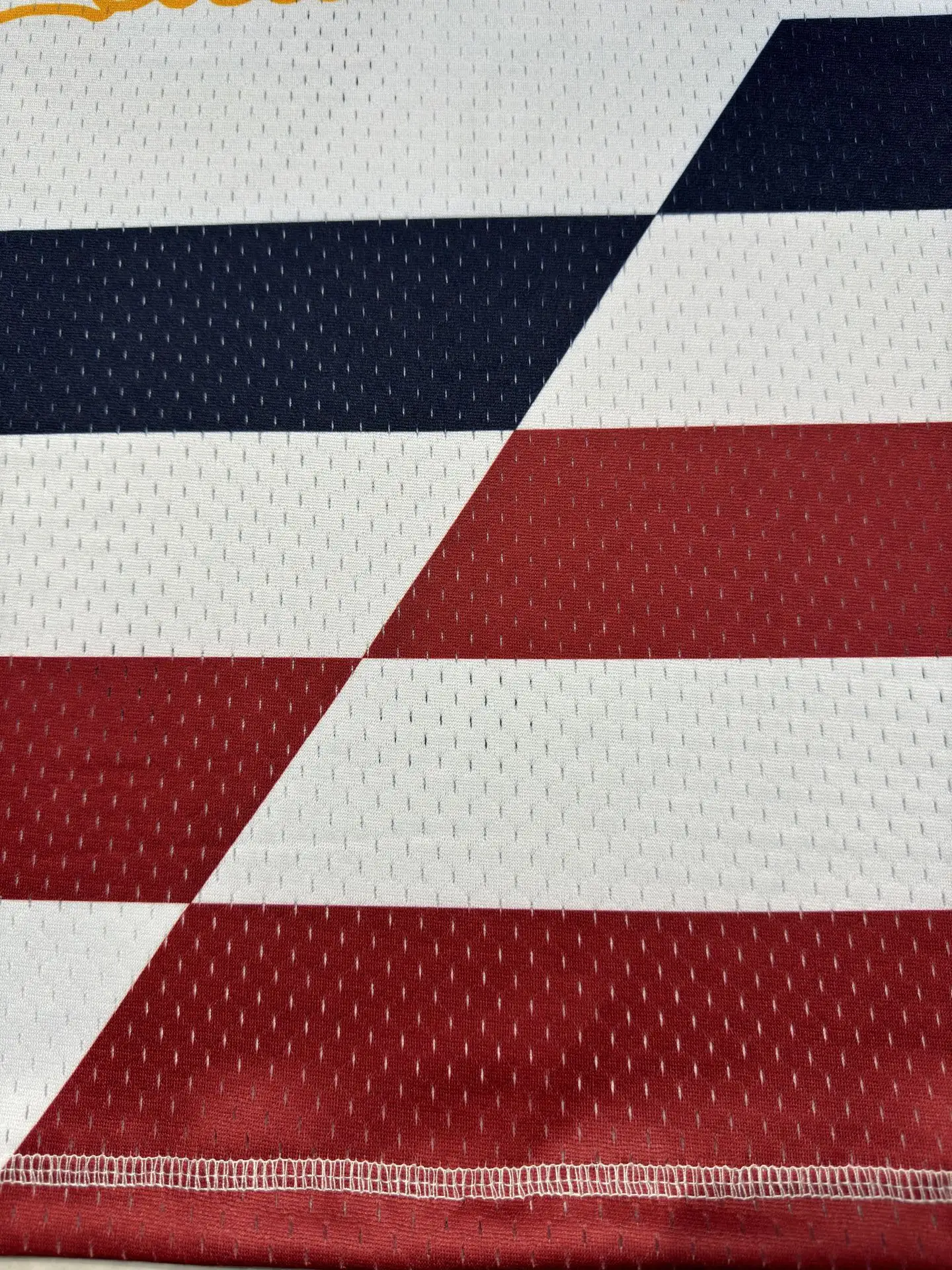 Oversized Striped Mesh Football Jersey D15524334 — view 21