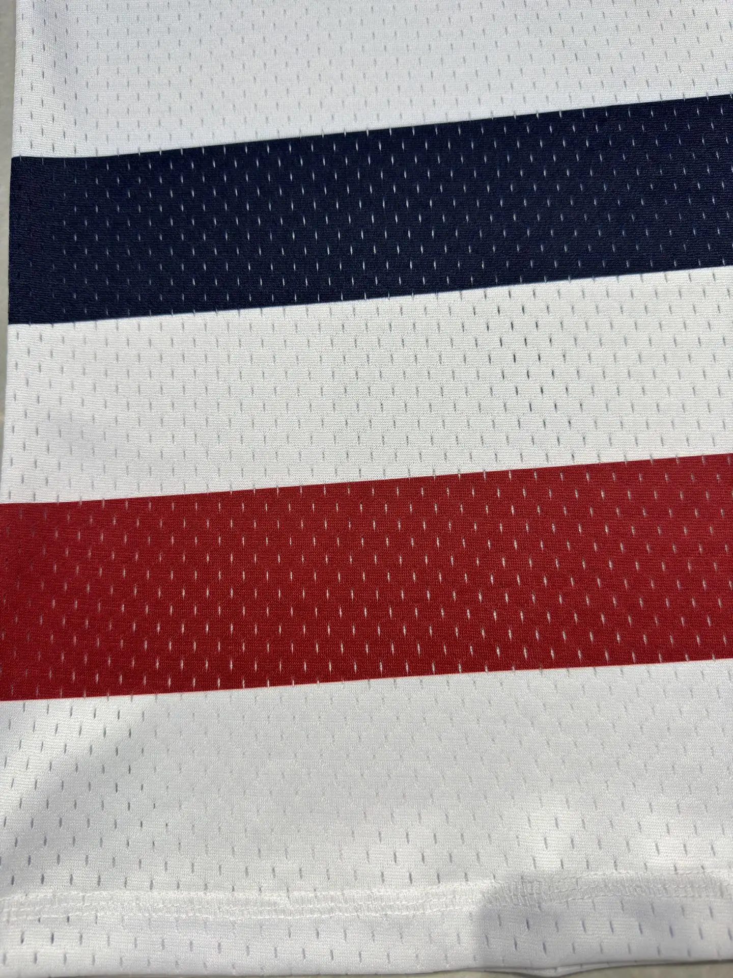 Oversized Striped Mesh Football Jersey D15524334 — view 22