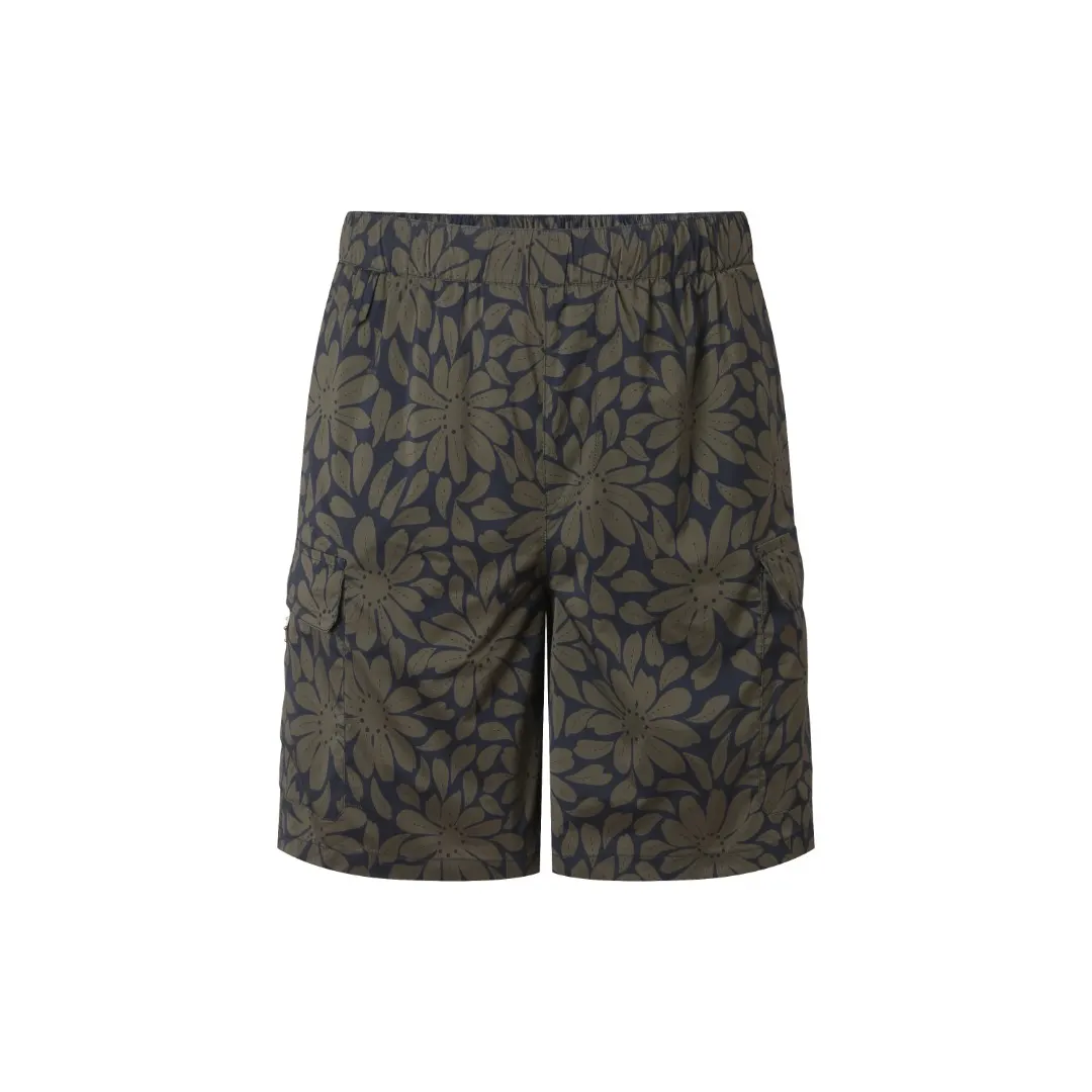 Floral-Print Nylon Cargo Shorts D15521678