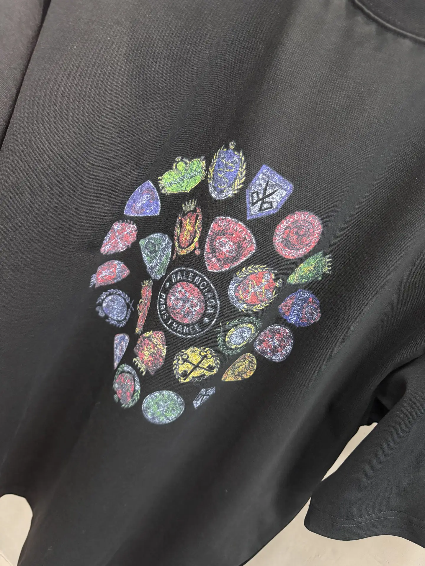 Crest Logo Graphic Oversized T-Shirt D15520025 — view 6