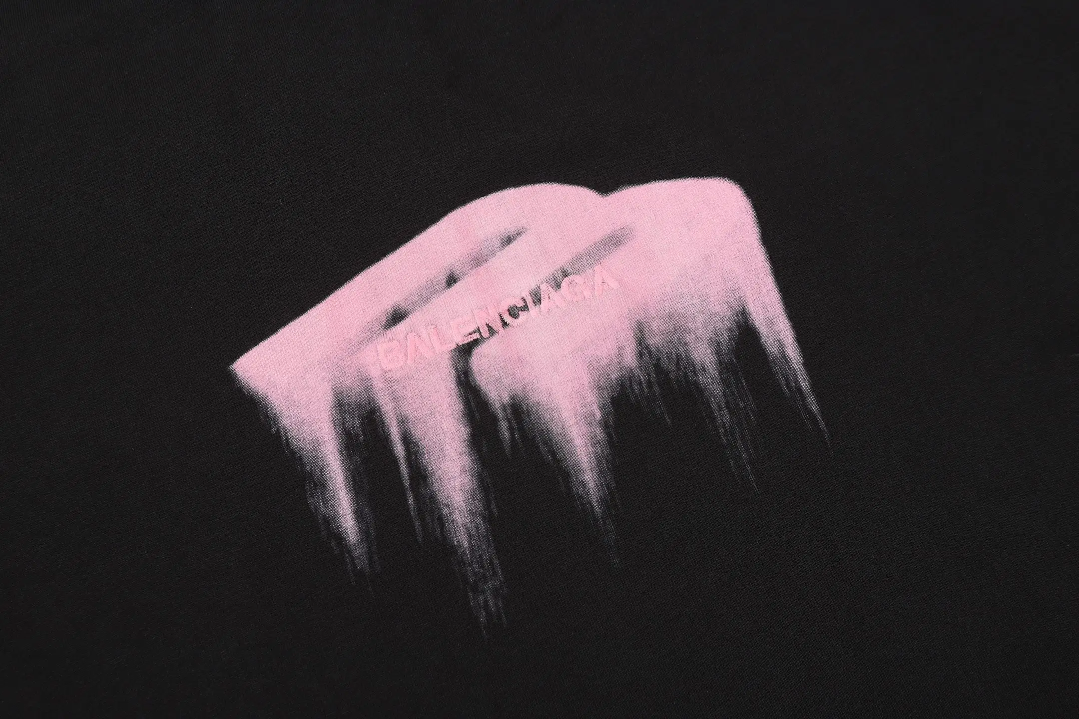 Melting Logo Embroidered Cotton T-Shirt D15519973 — view 4