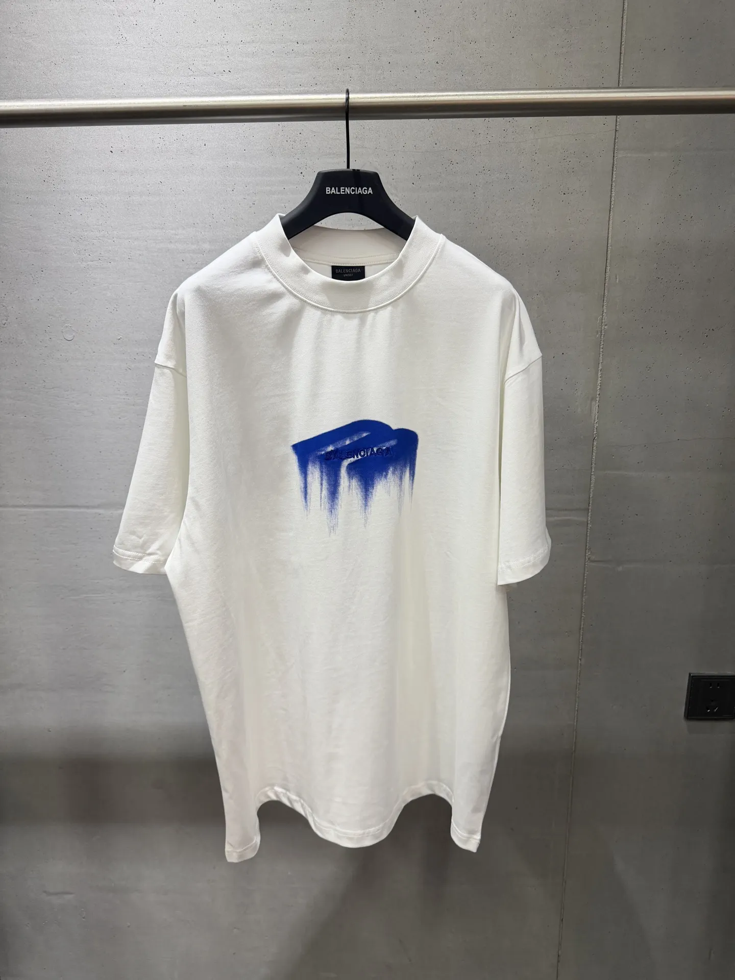 Drip Logo Embroidered Oversized T-Shirt D15519972