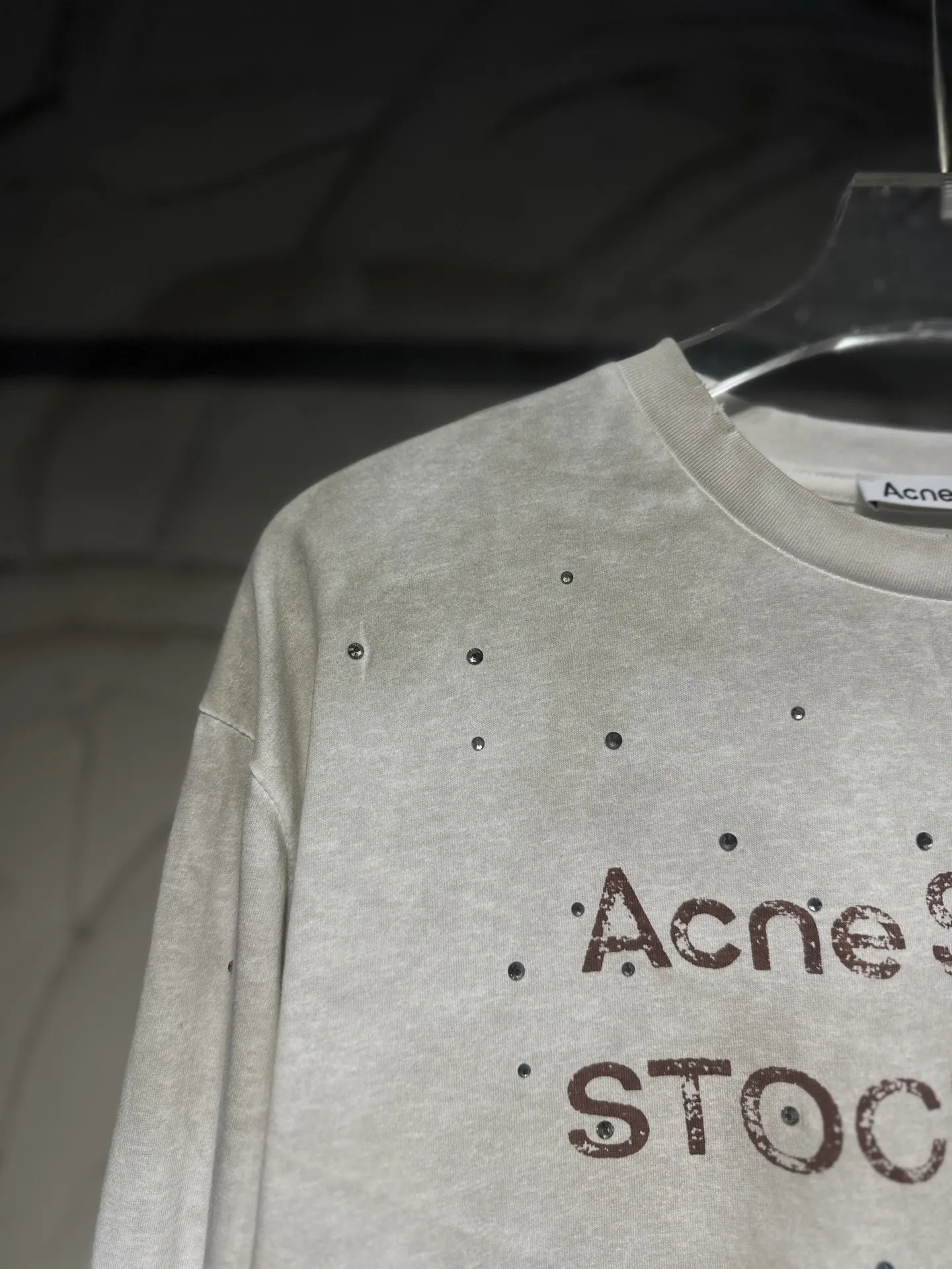 1996 Distressed Rhinestone Long-Sleeve T-Shirt D15924351 — view 5