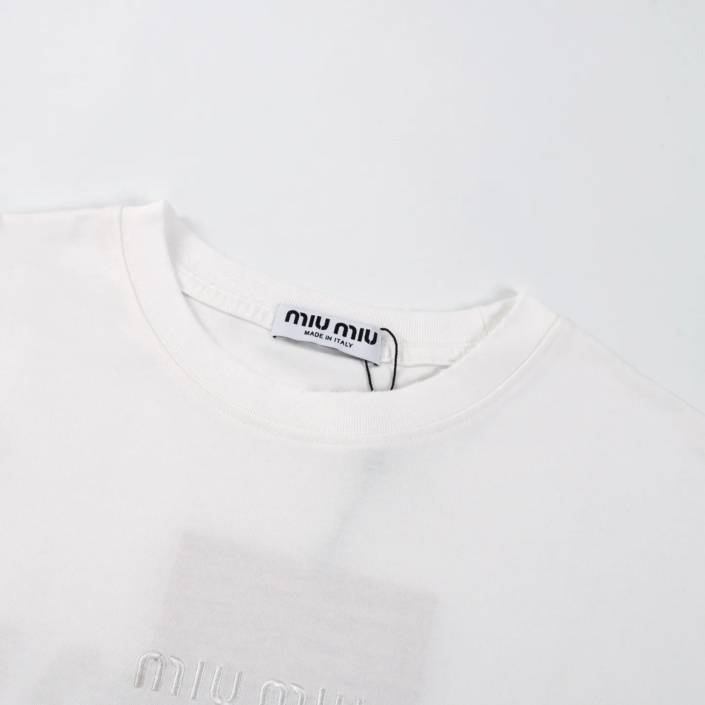 Logo Embroidered Cotton Jersey T-Shirt D16013188 — view 3