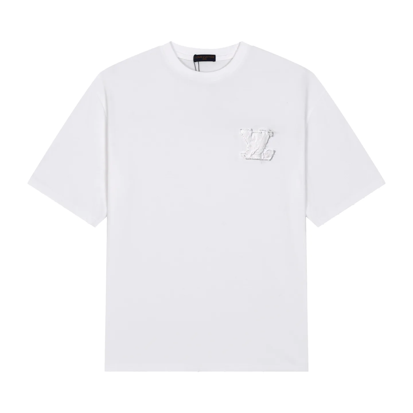Embroidered Patch Cotton T-Shirt D16013189