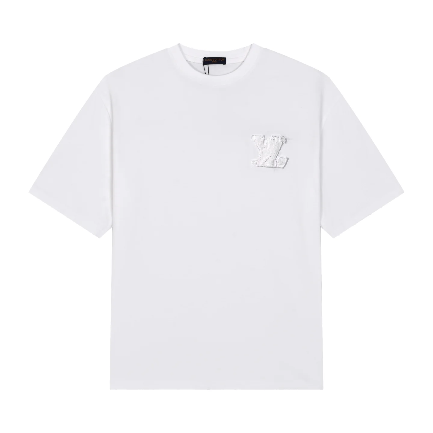 Embroidered Patch Cotton T-Shirt D16013189