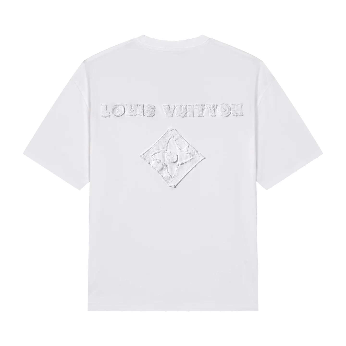 Embroidered Patch Cotton T-Shirt D16013189 — view 2