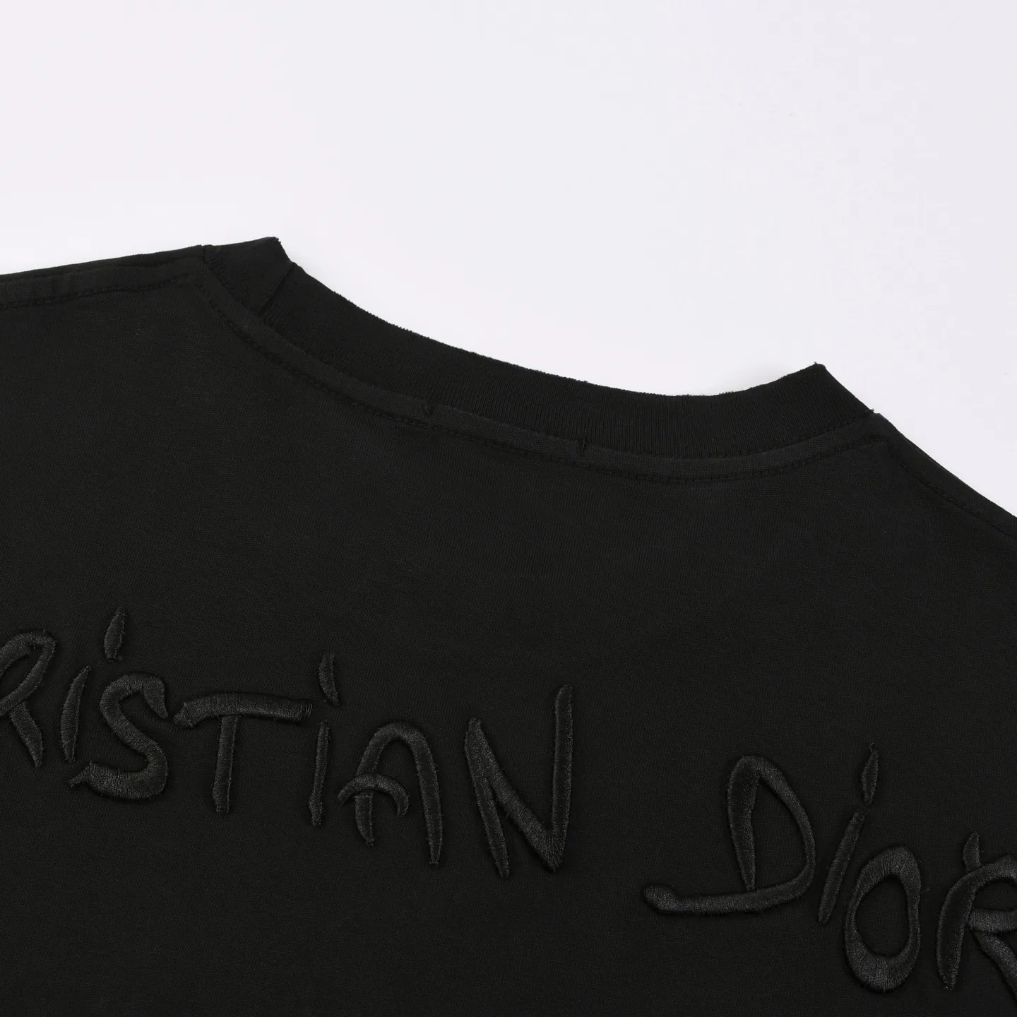 Embroidered Logo Cotton Jersey T-Shirt D16013184 — view 6