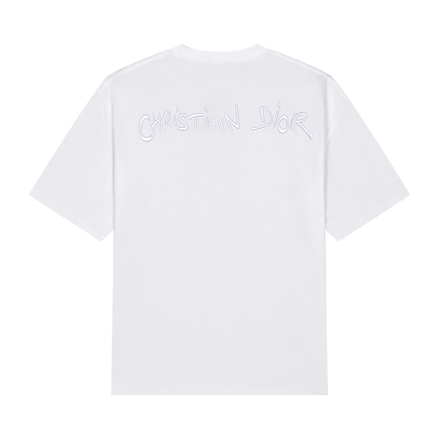 Embroidered Logo Cotton Jersey T-Shirt D16013183 — view 2
