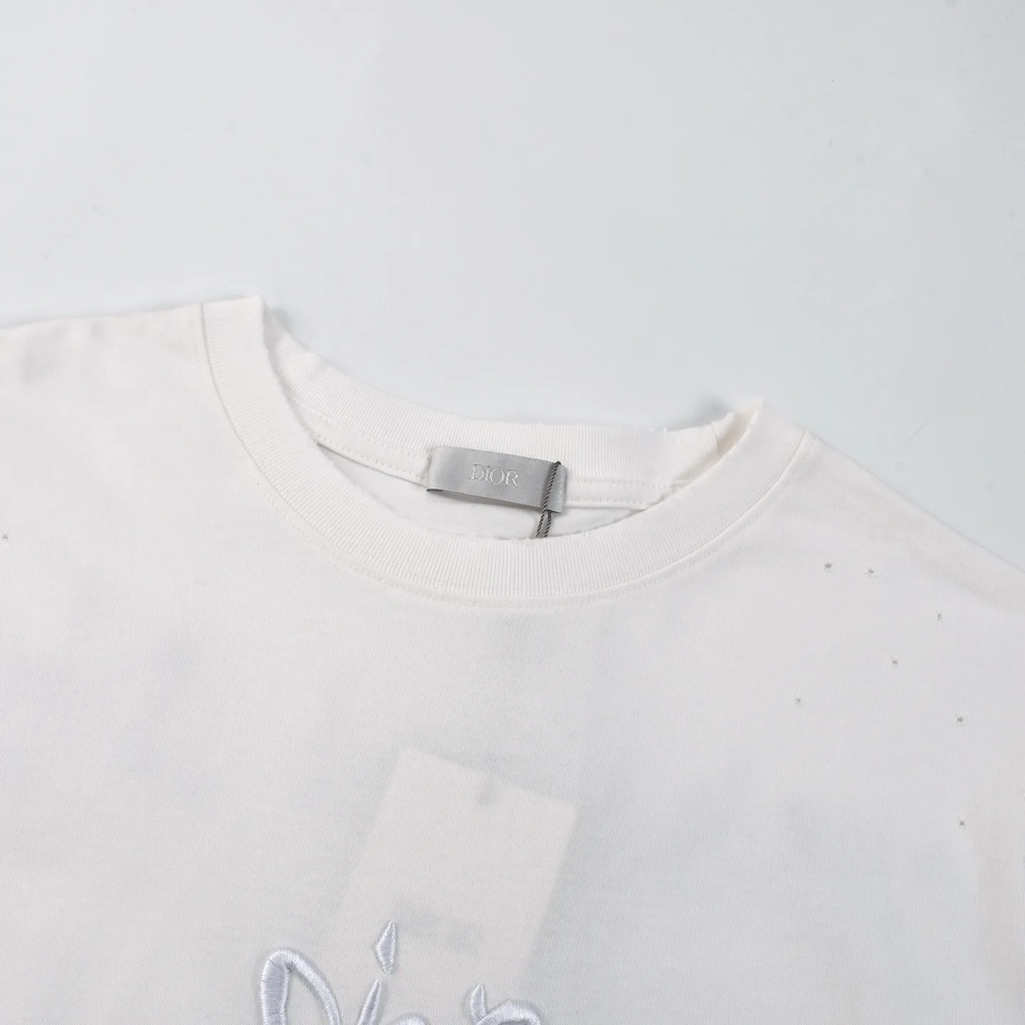 Embroidered Logo Cotton Jersey T-Shirt D16013183 — view 3