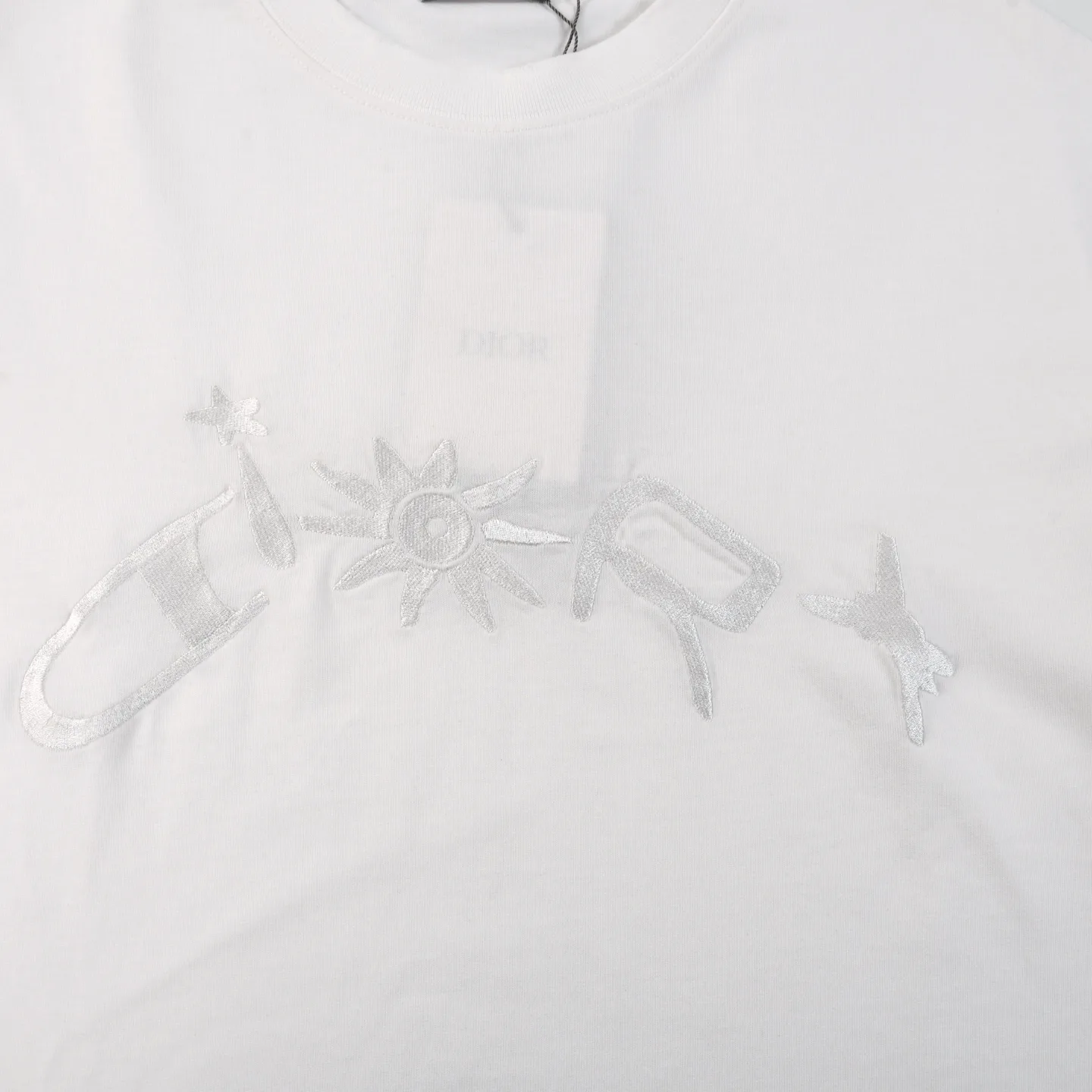 Embroidered Logo Cotton Jersey T-Shirt D16013193 — view 5