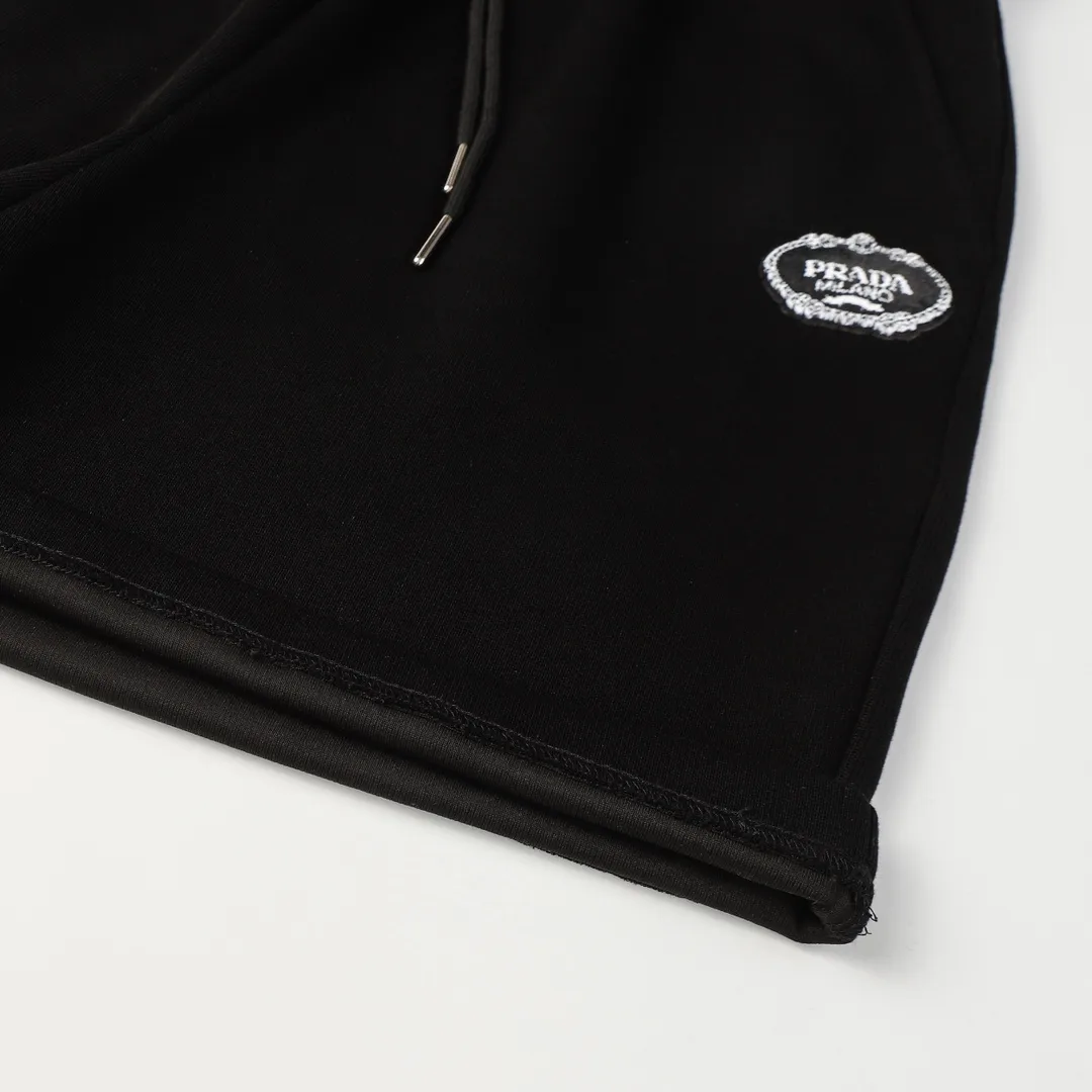Logo-Patch Cotton-Blend Jersey Shorts D16013292 — view 6