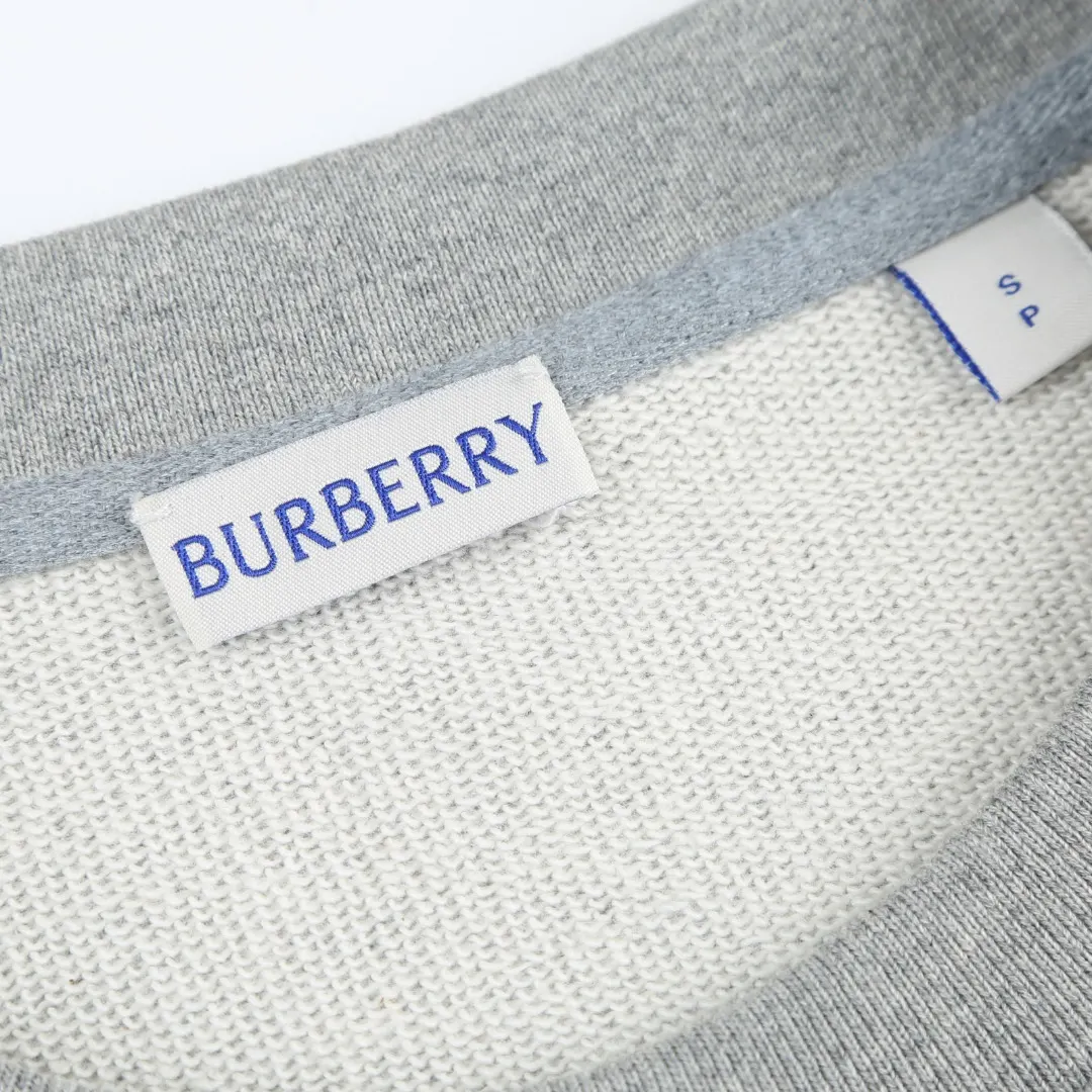 Check-Trim Cotton-Blend Sweatshirt D16521664 — view 5