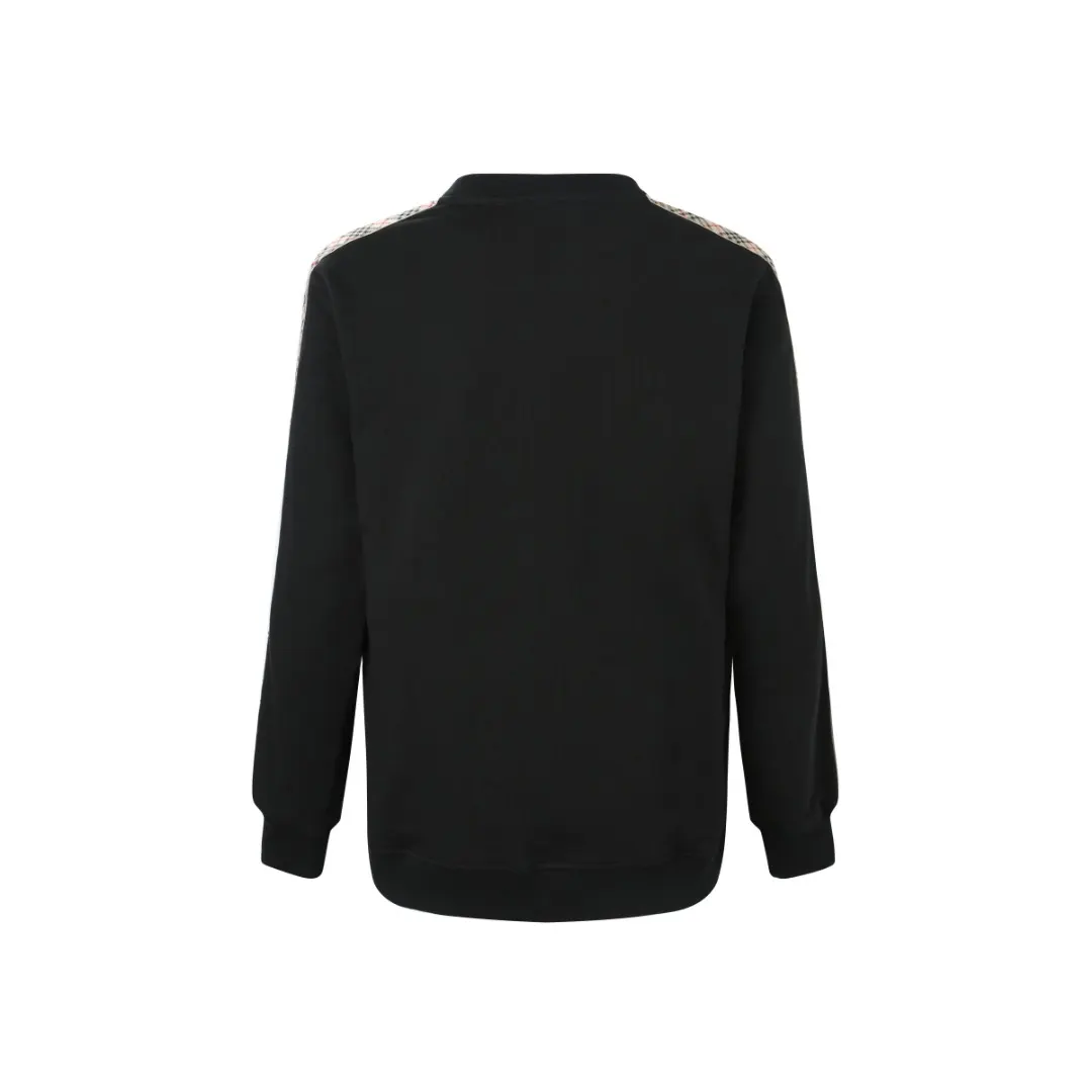Check-Trim Cotton-Blend Sweatshirt D16521666 — view 3