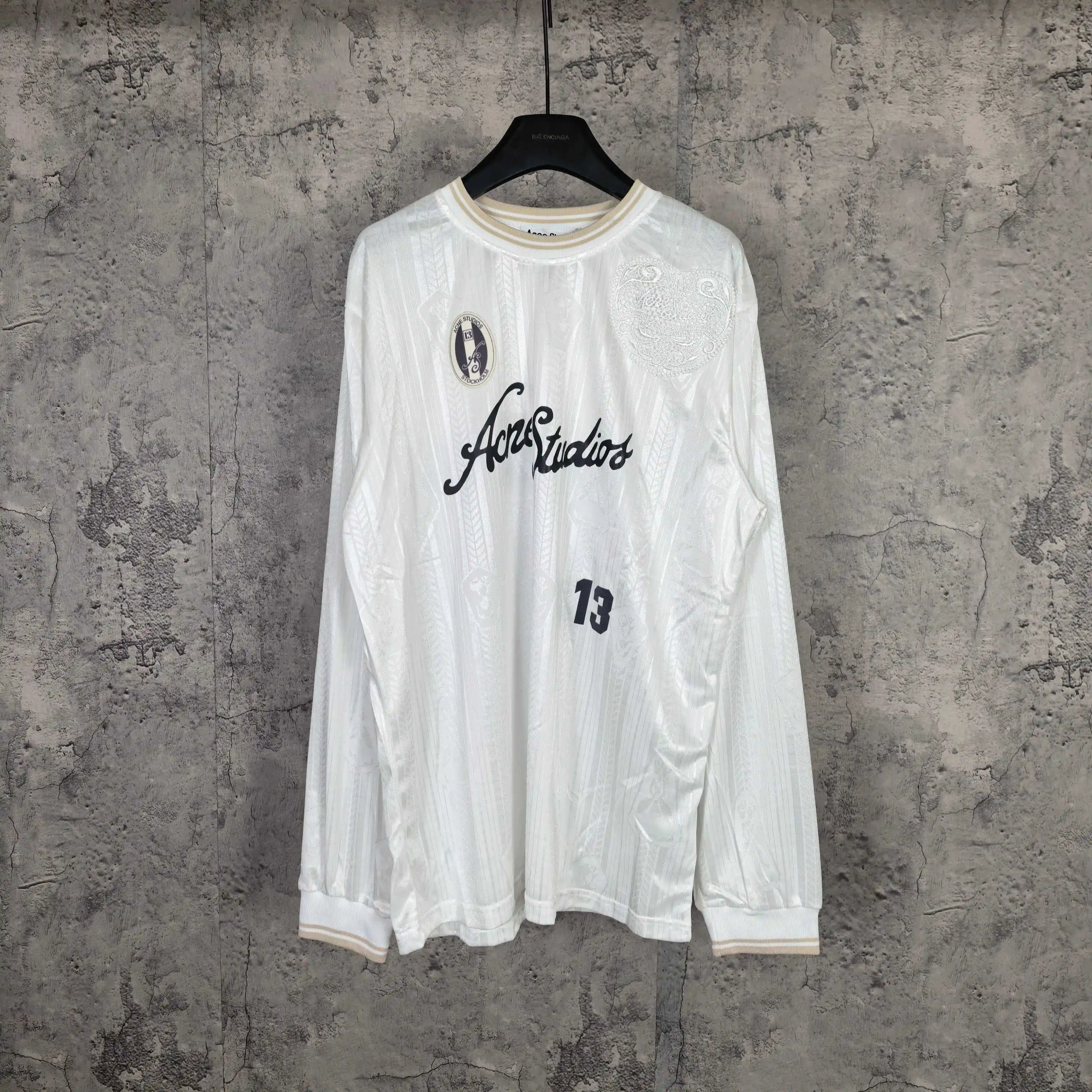 Logo-Print Long-Sleeved Football Jersey D16524578