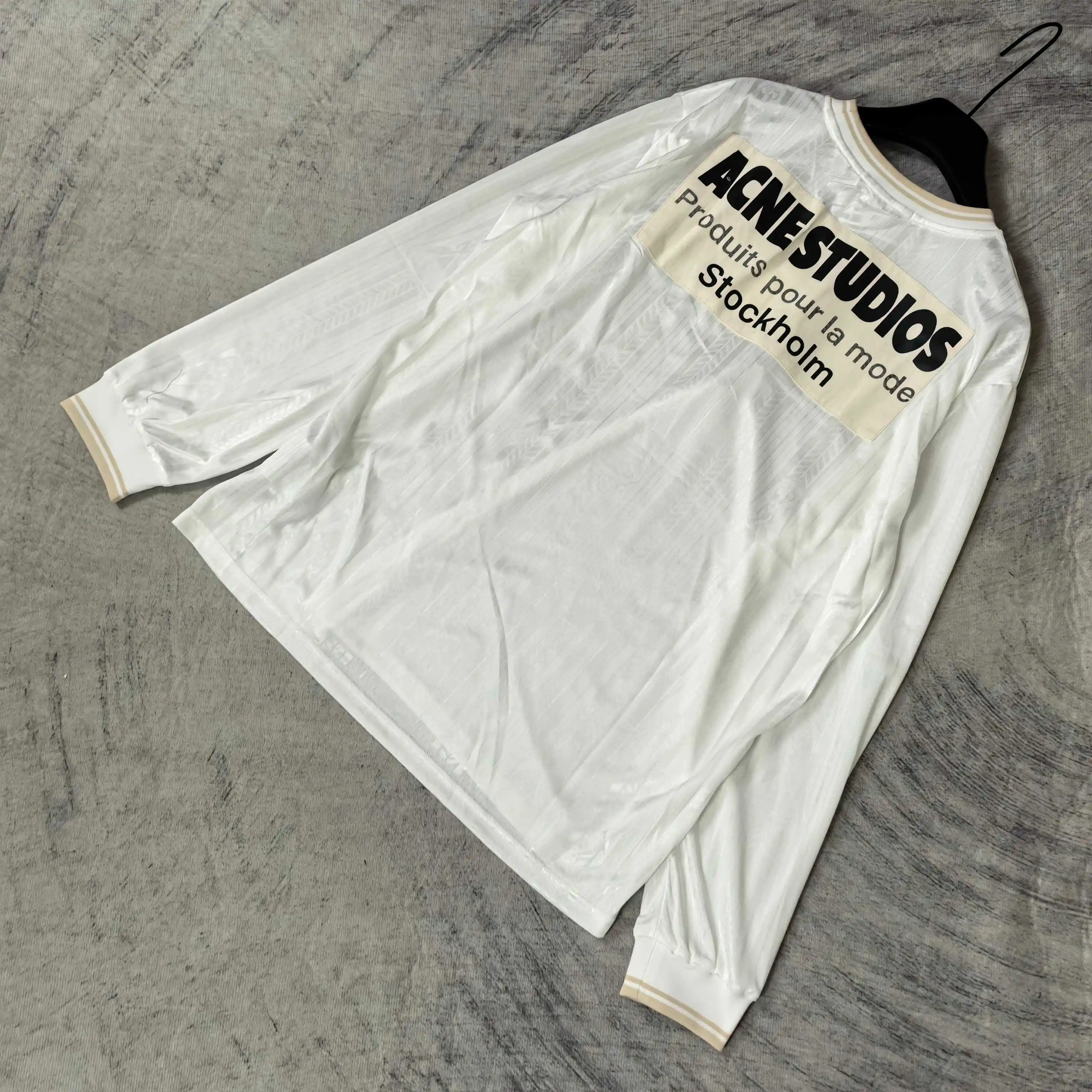 Logo-Print Long-Sleeved Football Jersey D16524578 — view 5