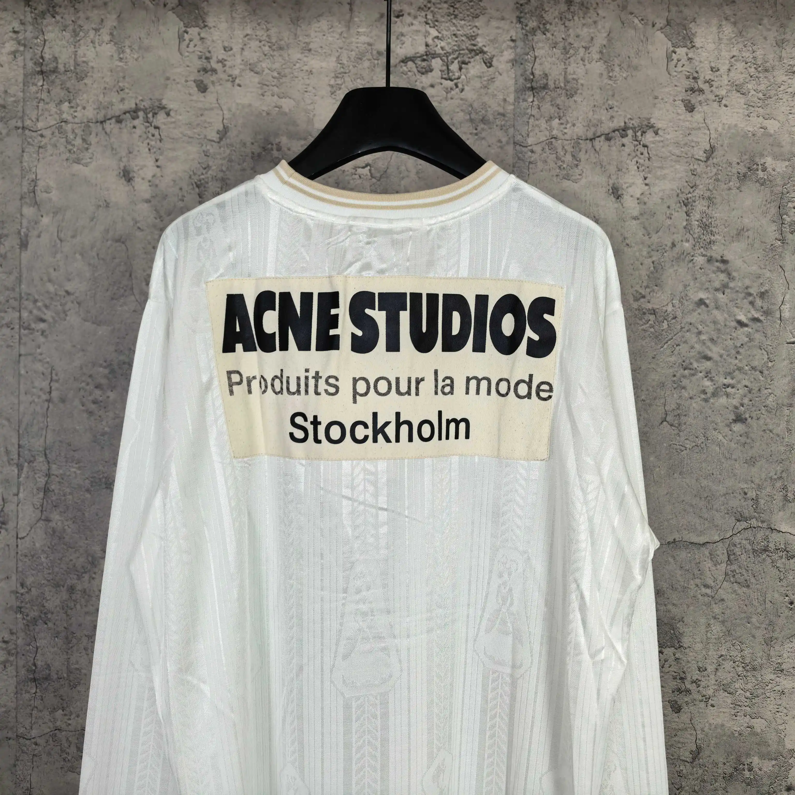 Logo-Print Long-Sleeved Football Jersey D16524578 — view 6