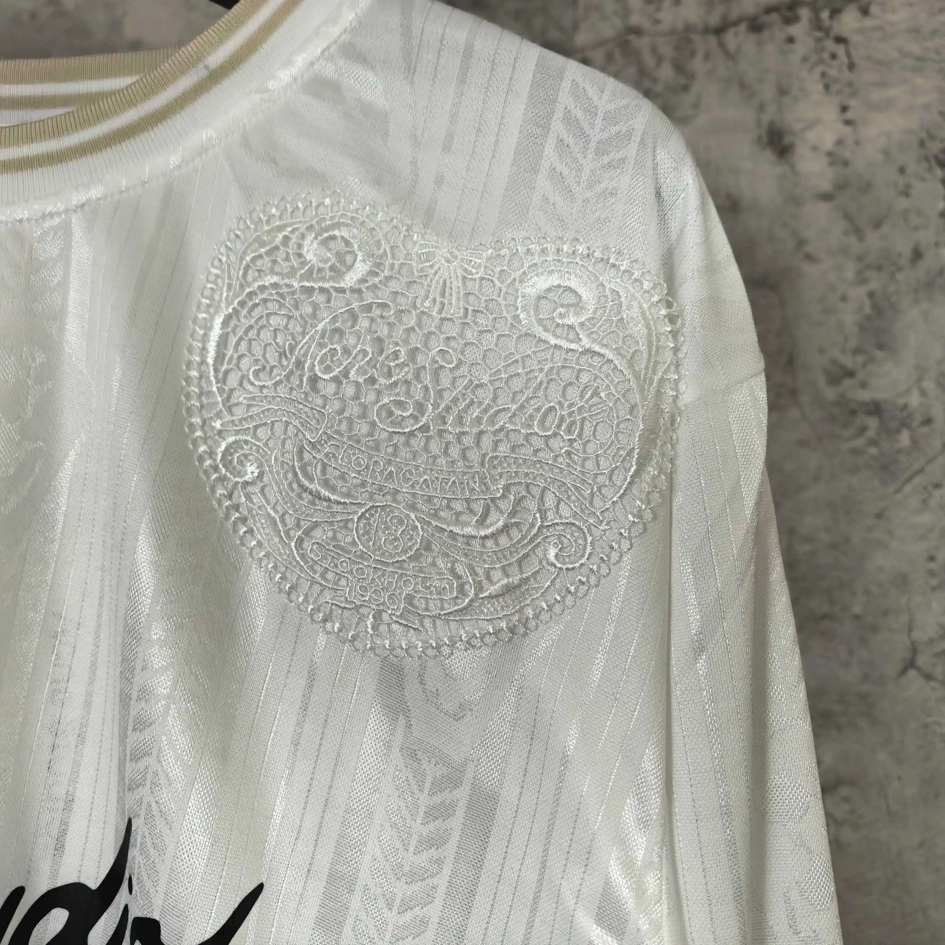 Logo-Print Long-Sleeved Football Jersey D16524578 — view 13