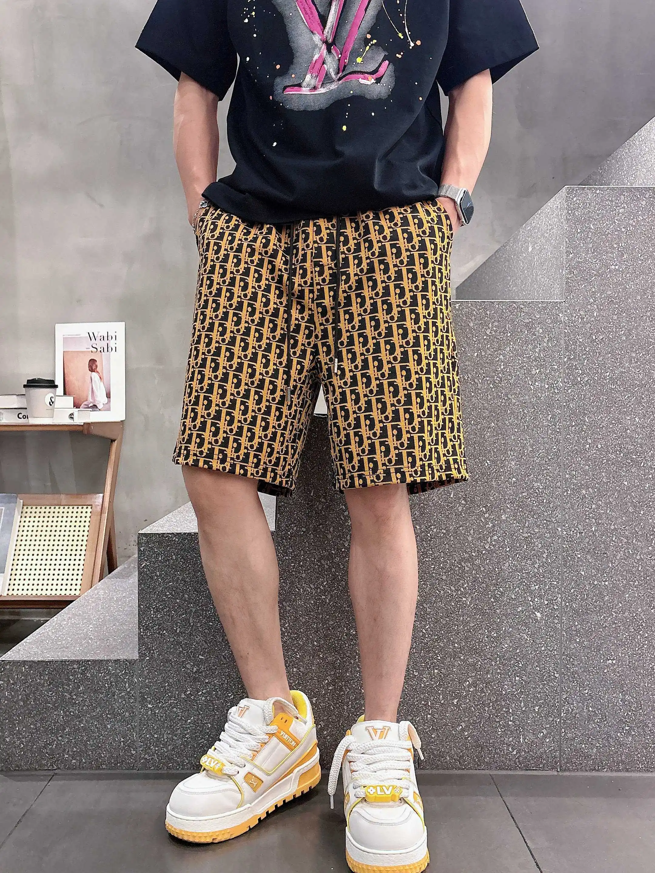 Oblique Jacquard Casual Shorts D16519008 — view 8