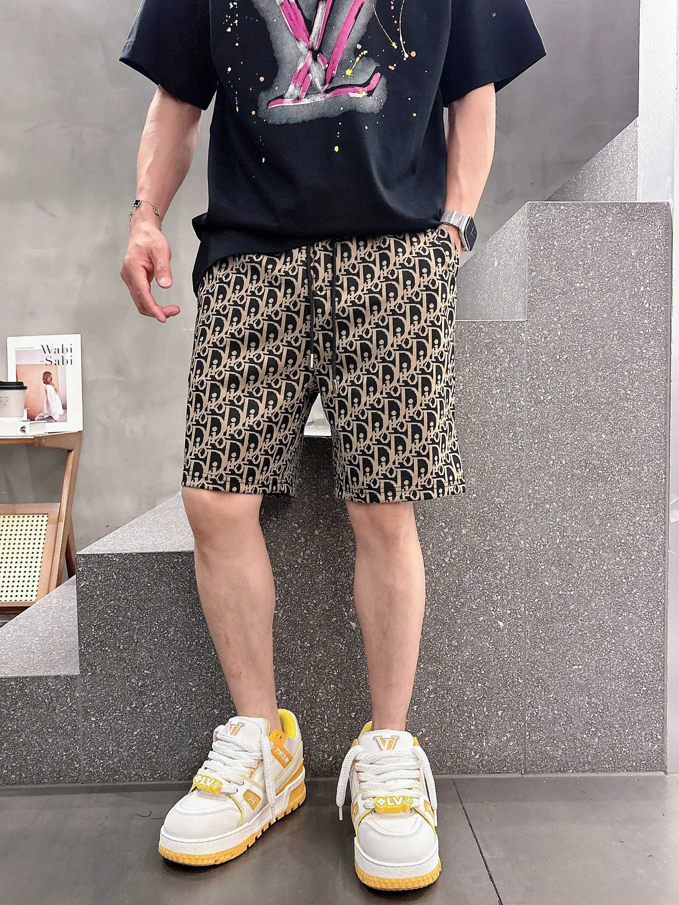 Oblique Jacquard Casual Shorts D16519014 — view 2