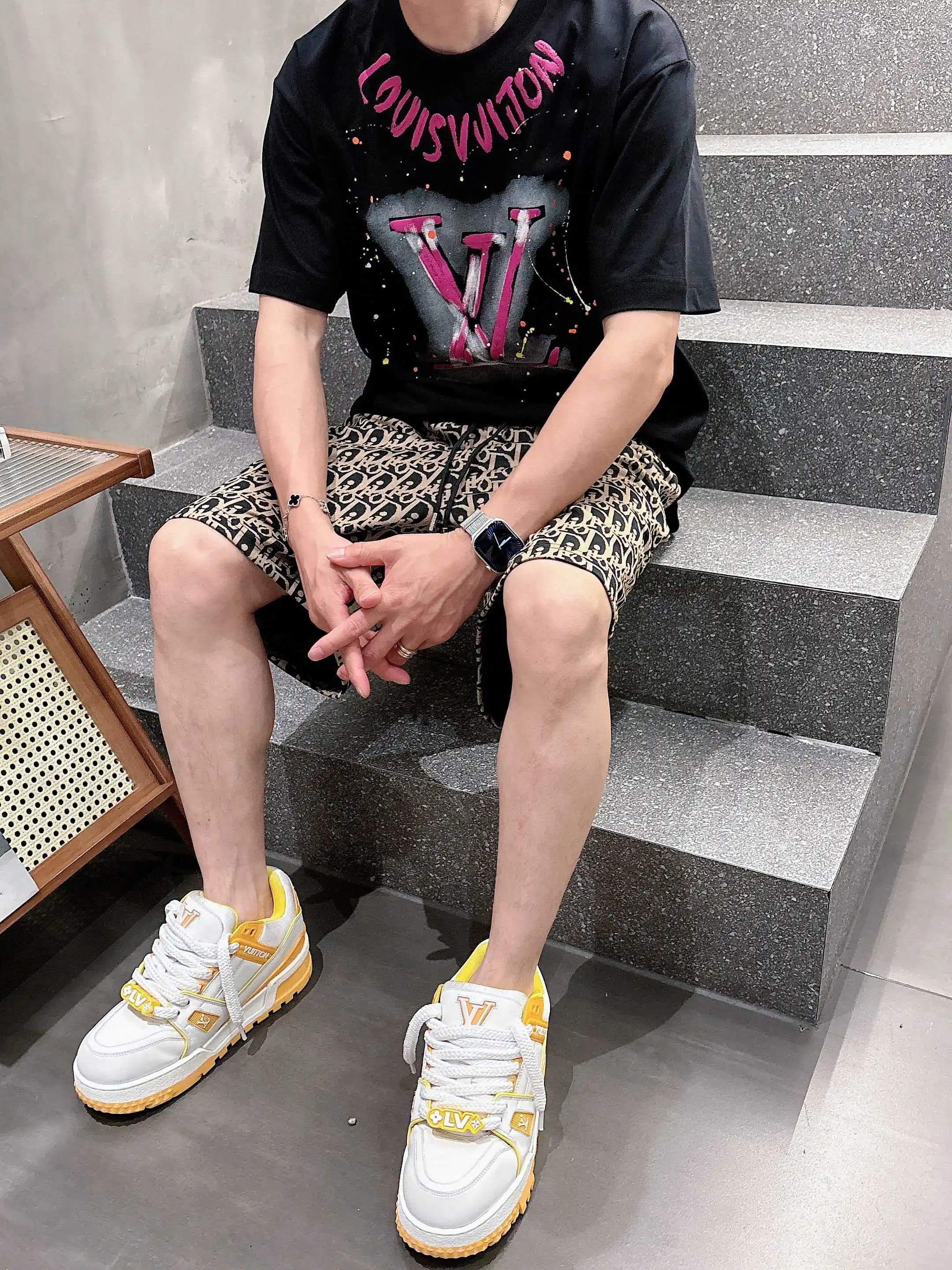 Oblique Jacquard Casual Shorts D16519014 — view 10