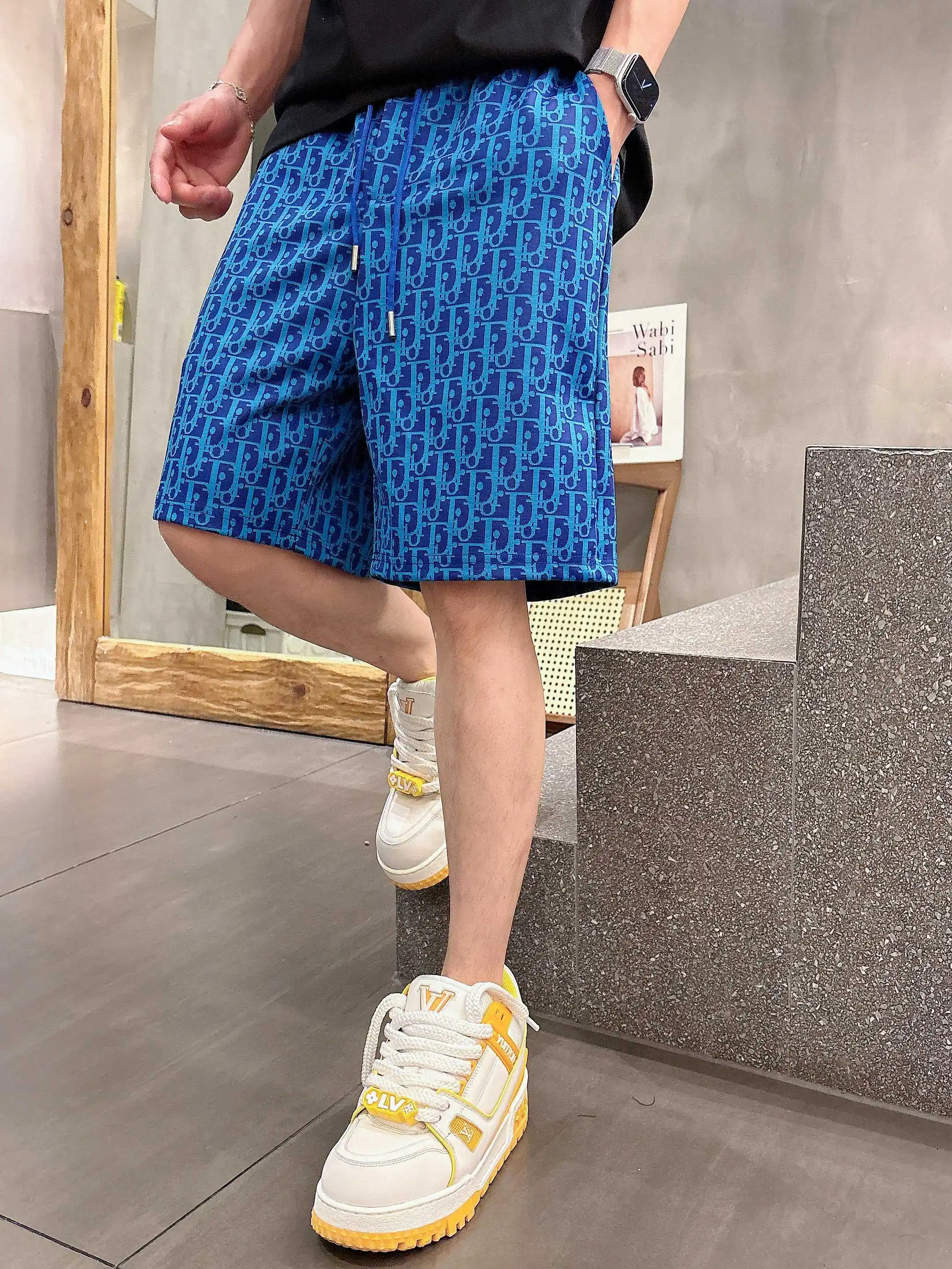 Oblique Jacquard Casual Shorts D16519009 — view 9