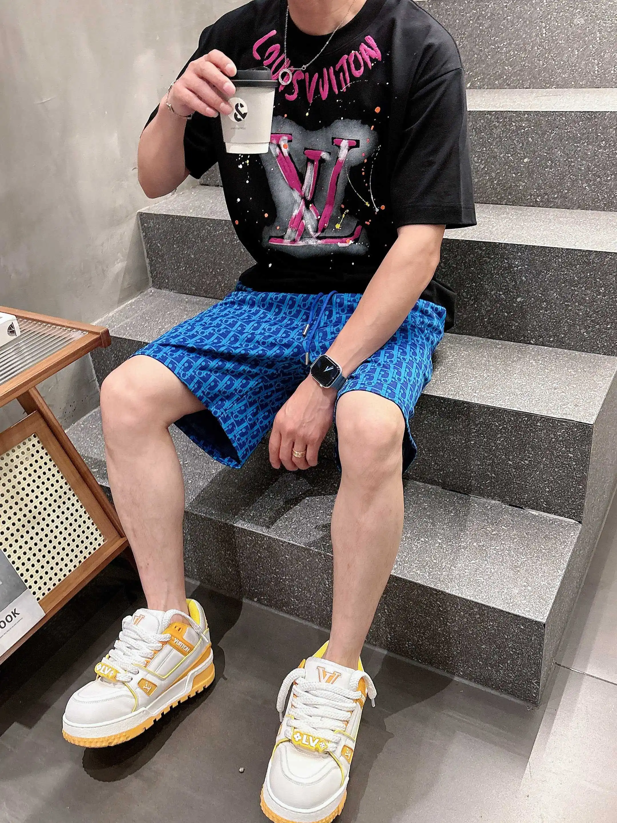 Oblique Jacquard Casual Shorts D16519009 — view 11