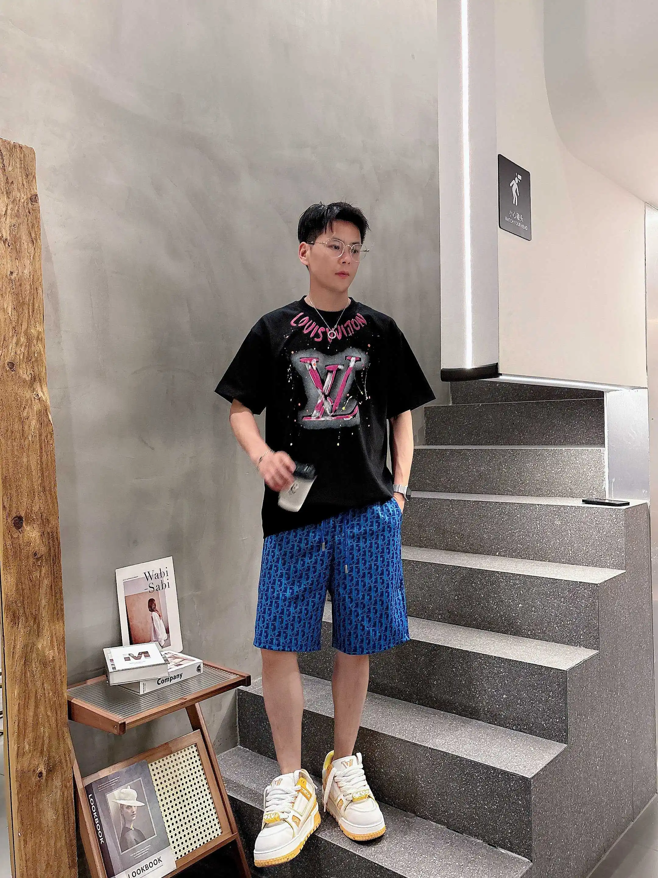 Oblique Jacquard Casual Shorts D16519009 — view 13