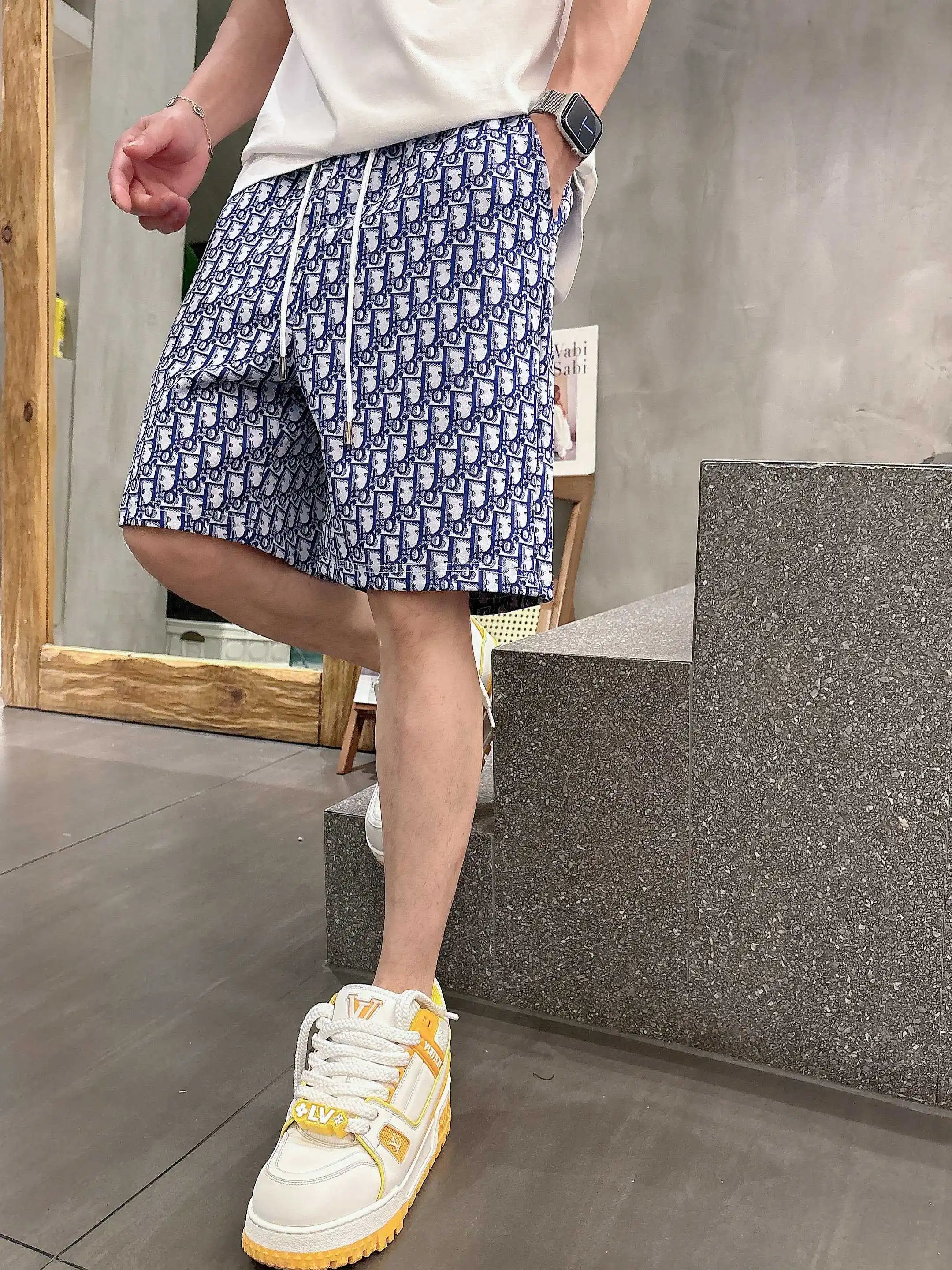 Oblique Jacquard Casual Shorts D16519012 — view 9
