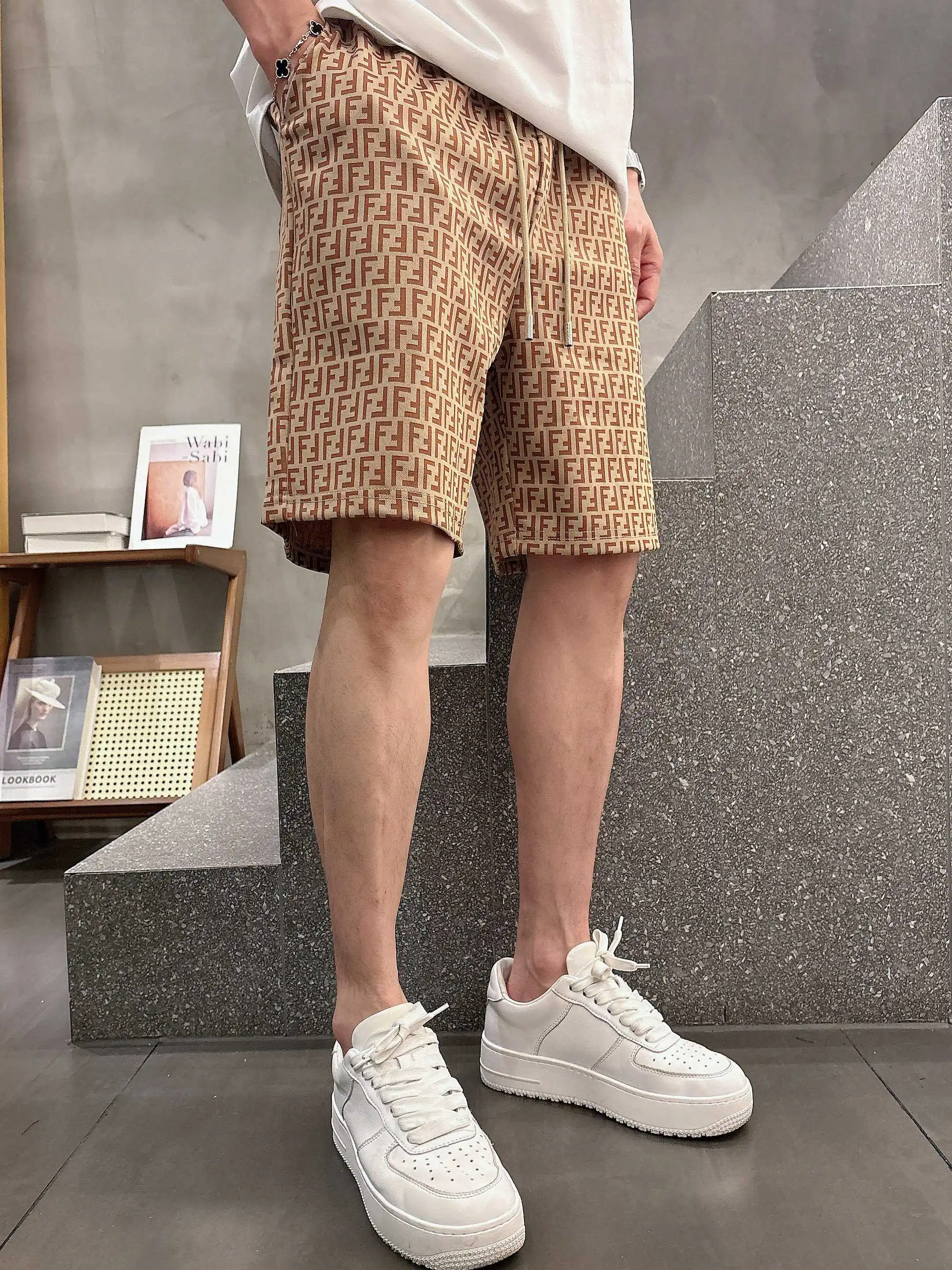 FF Monogram Jacquard Casual Shorts D16519007 — view 2