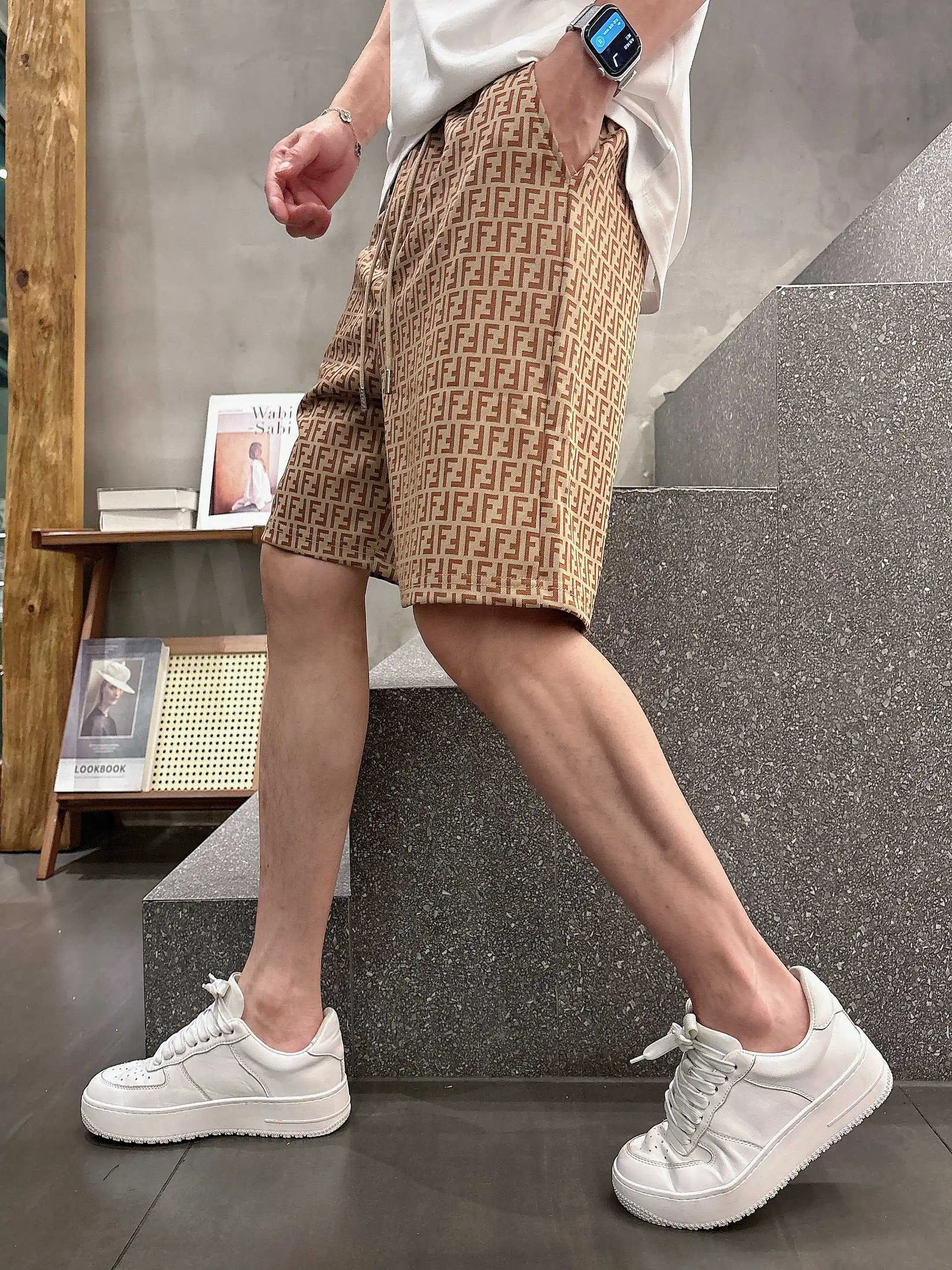FF Monogram Jacquard Casual Shorts D16519007 — view 7
