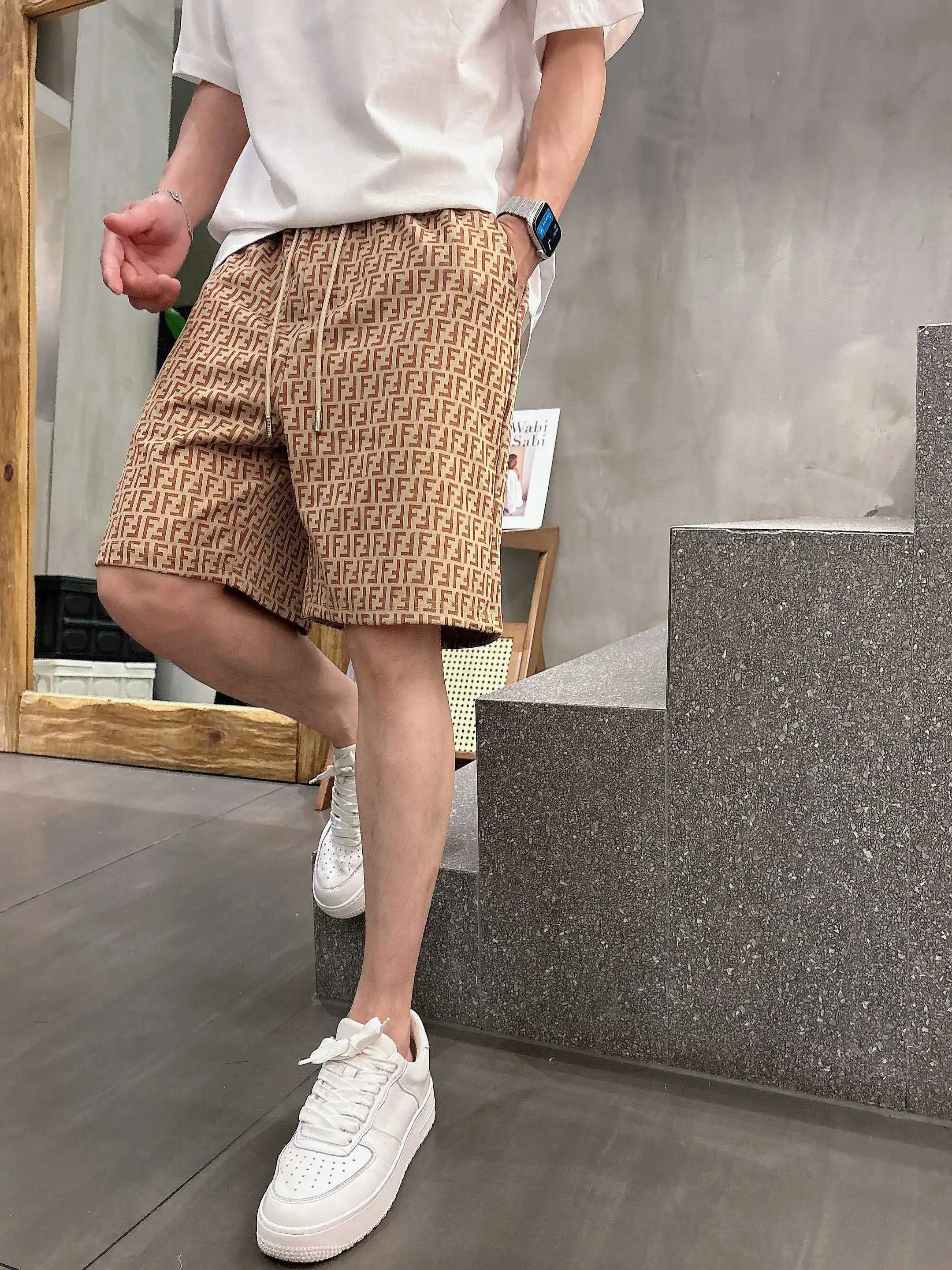 FF Monogram Jacquard Casual Shorts D16519007 — view 9