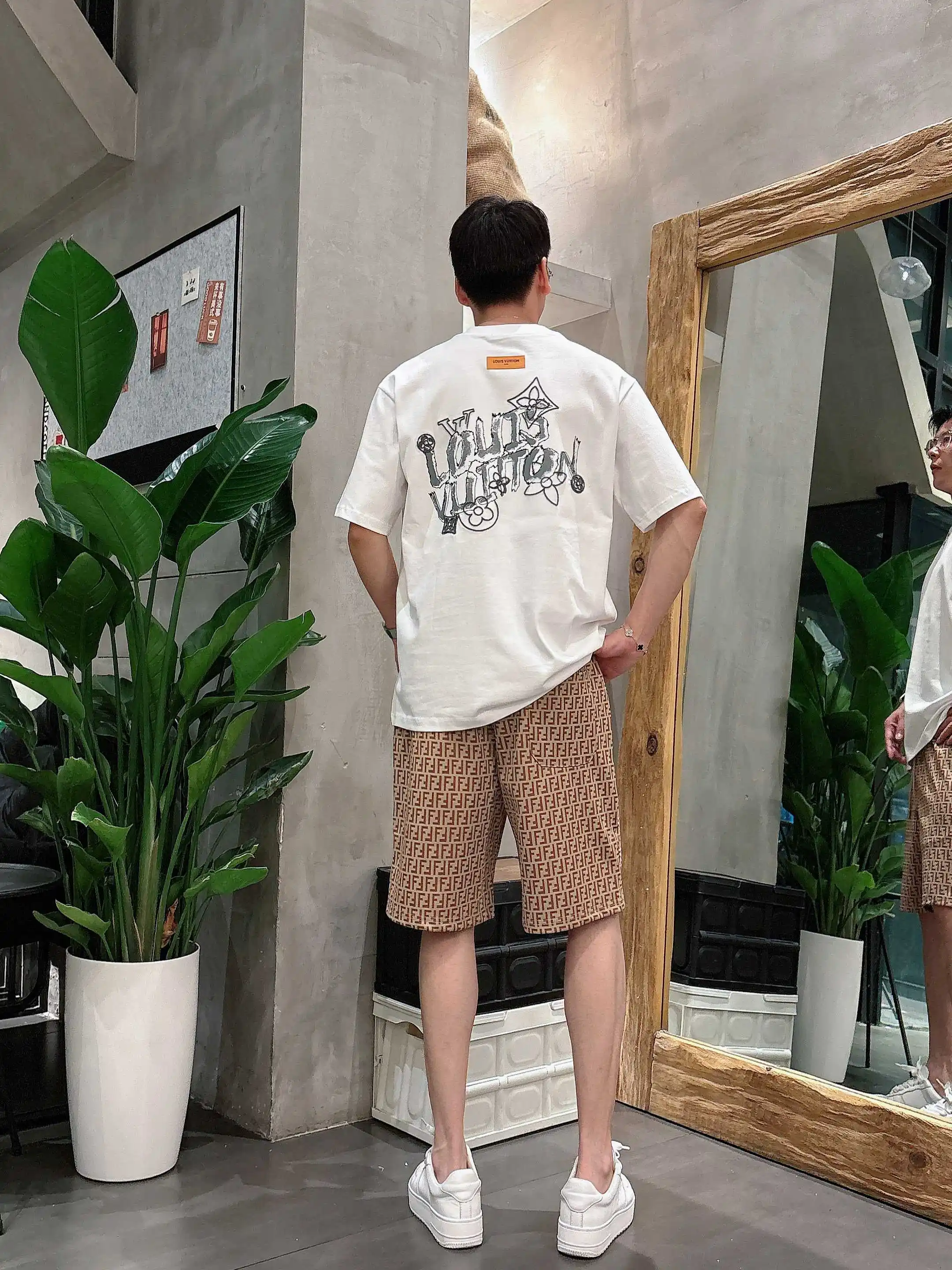 FF Monogram Jacquard Casual Shorts D16519007 — view 13