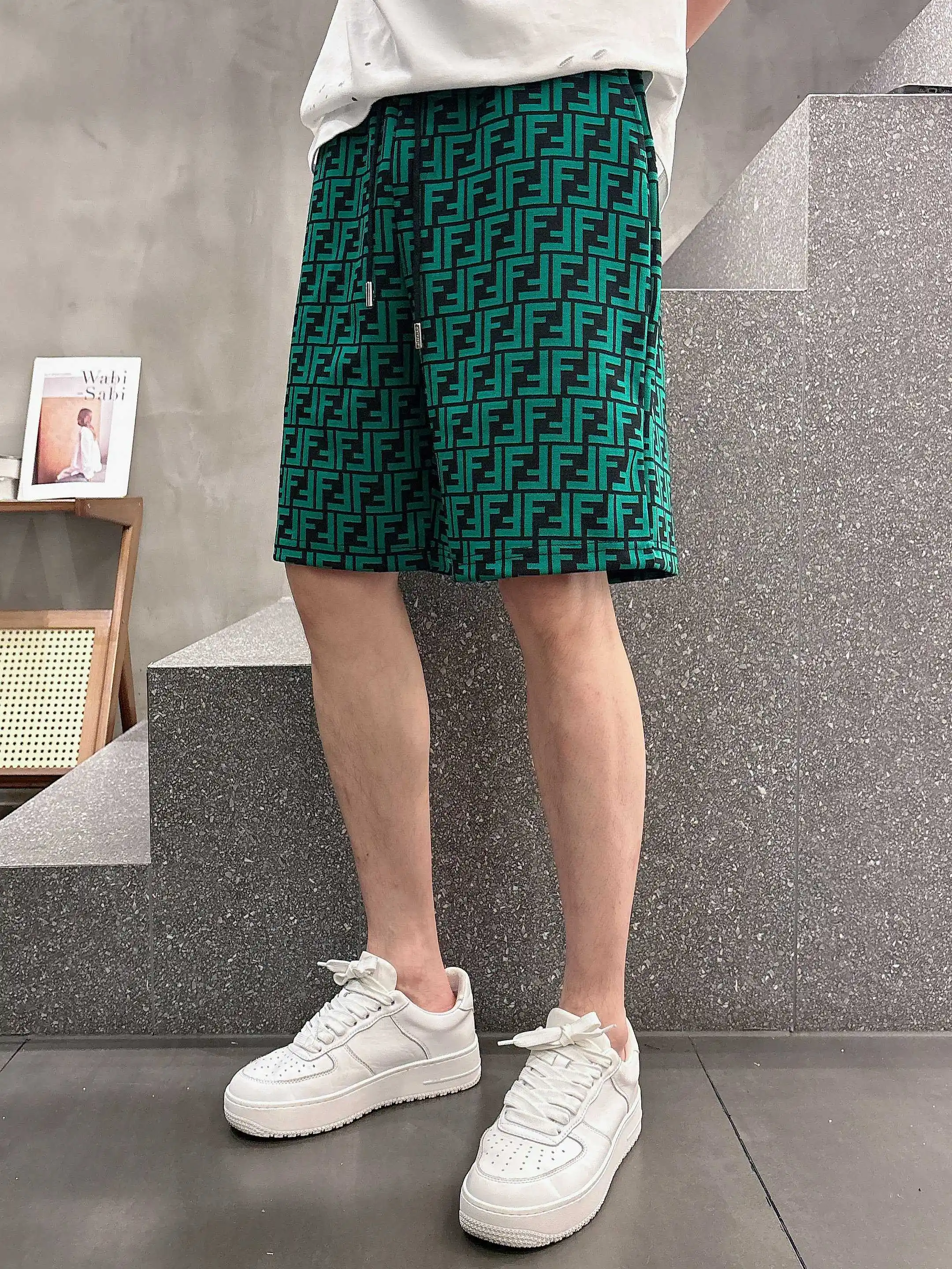 FF Monogram Jacquard Casual Shorts D16519004 — view 2