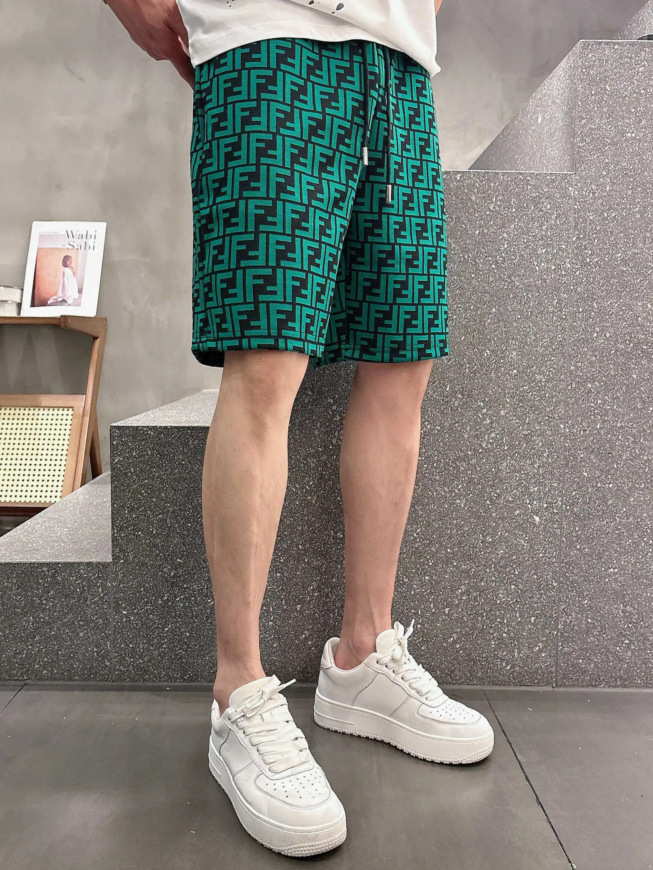 FF Monogram Jacquard Casual Shorts D16519004 — view 3