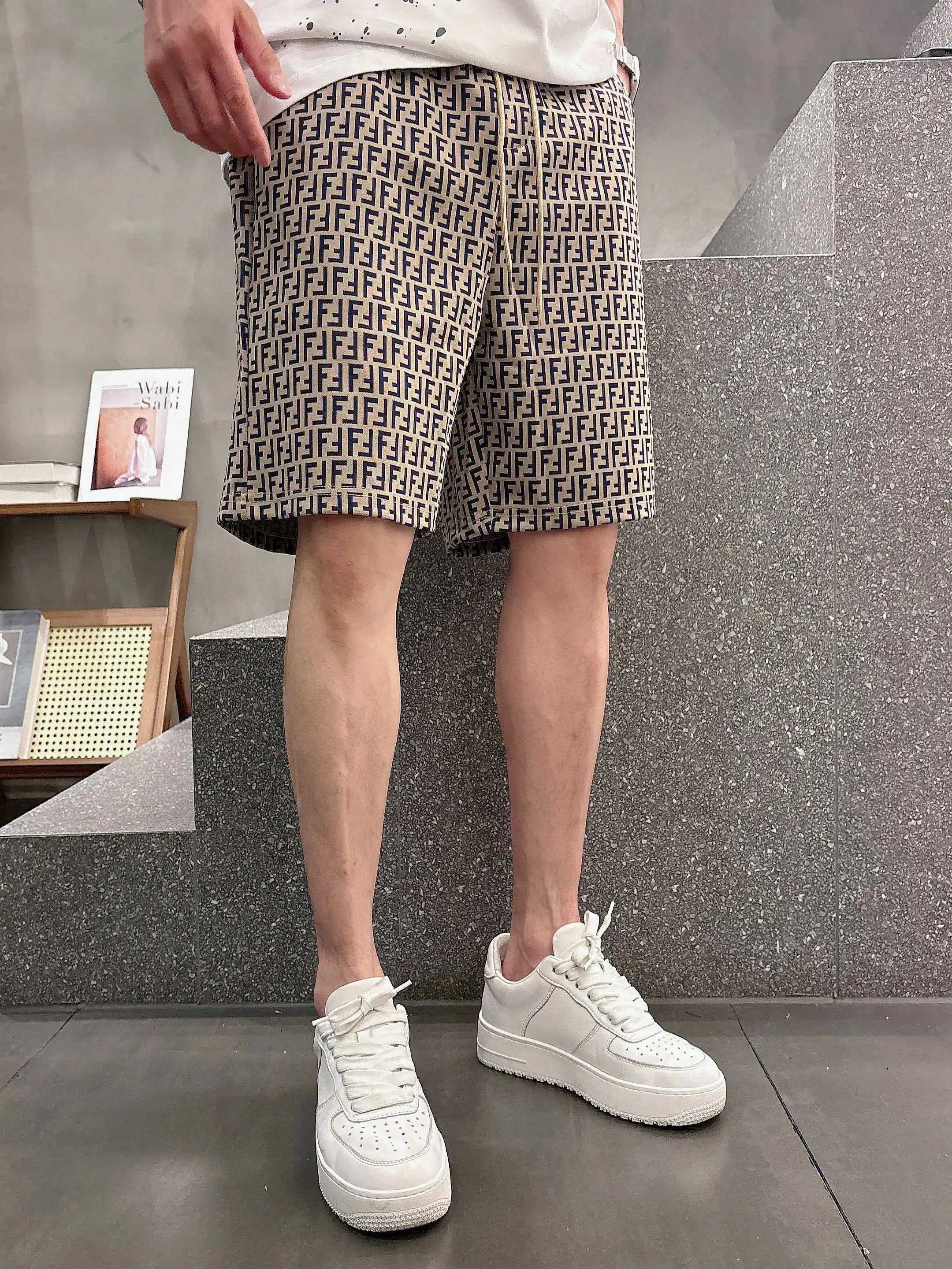 FF Monogram Jacquard Casual Shorts D16519006 — view 2
