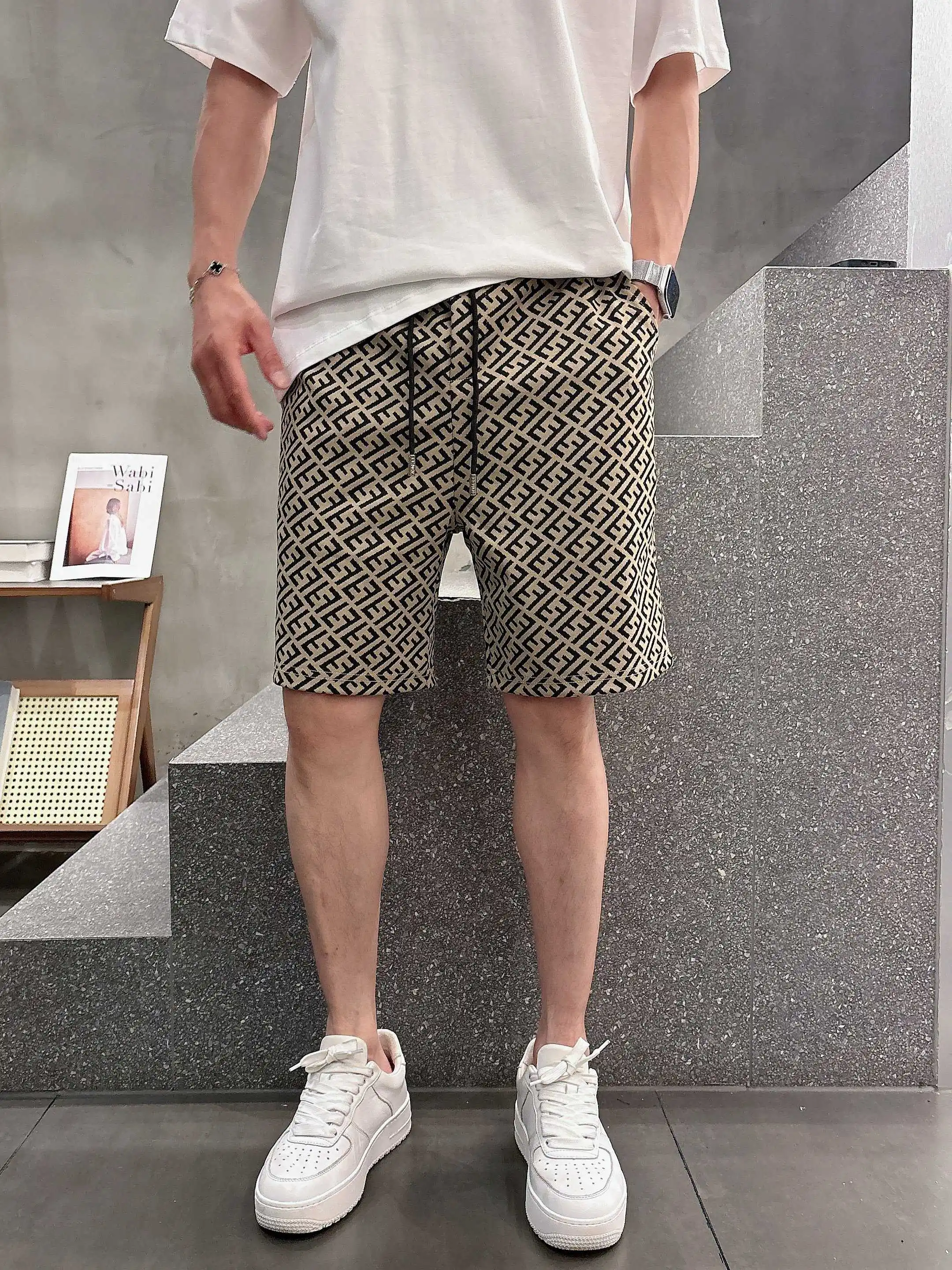 FF Monogram Jacquard Casual Shorts D16519002 — view 4